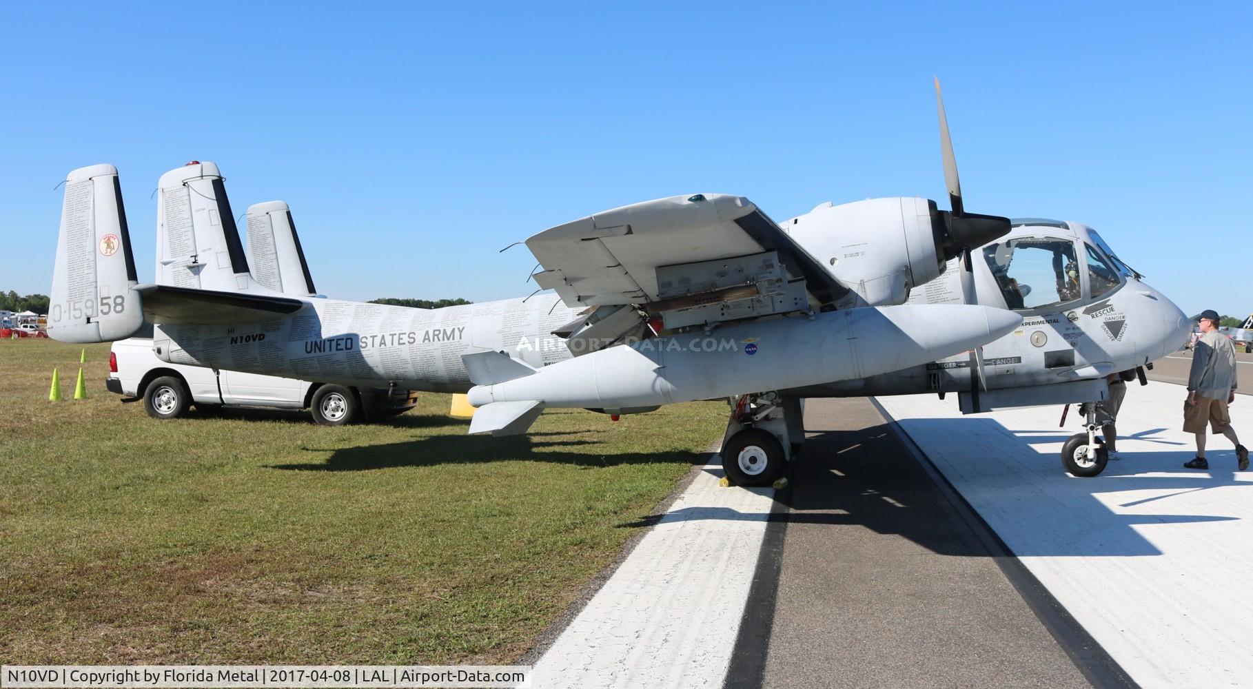 N10VD, 1968 Grumman OV-1D Mohawk C/N 162C, OV-1D