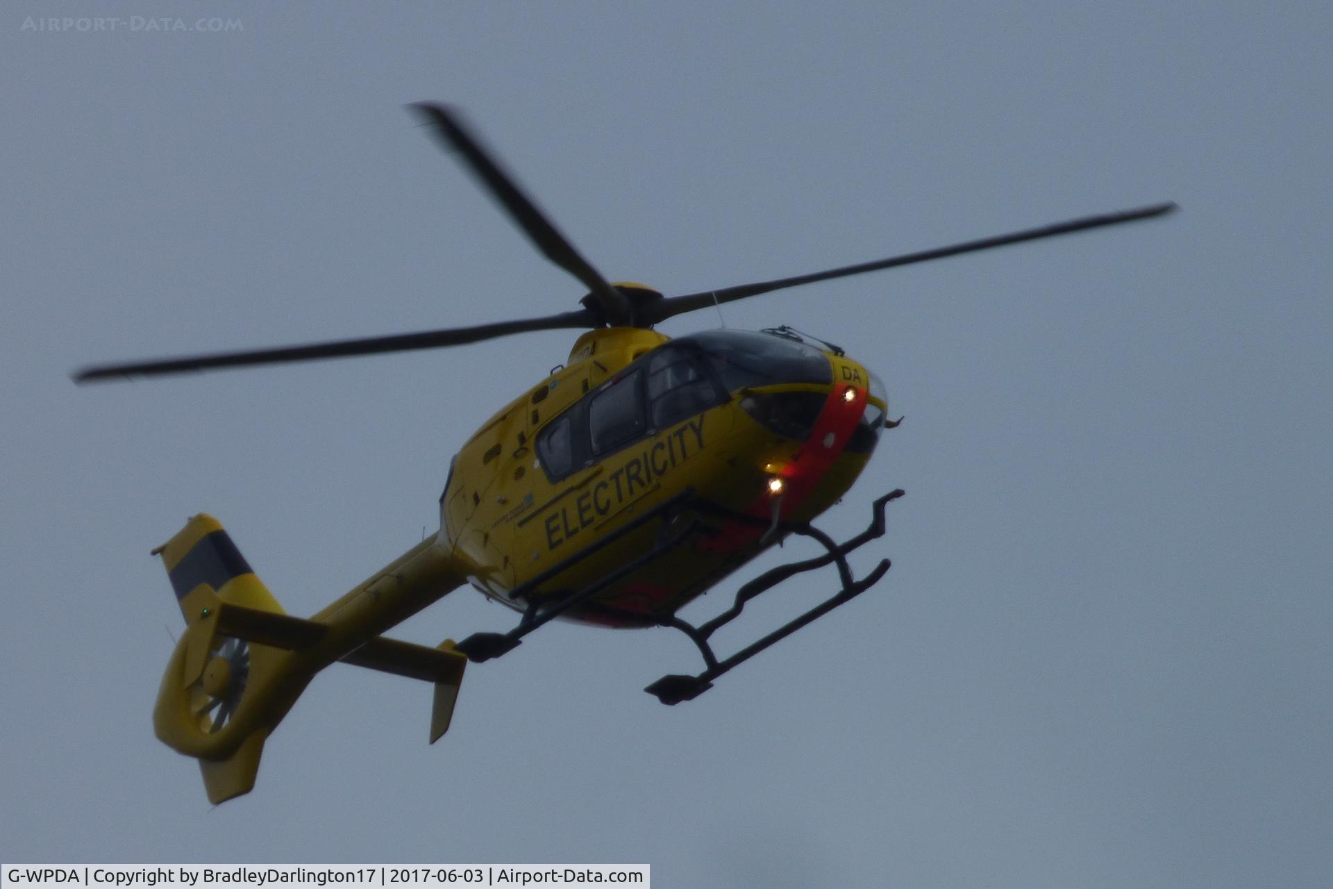G-WPDA, 1999 Eurocopter EC-135P-1 C/N 0109, Western Power Doing Check Ups Over New Houses In Plymouth