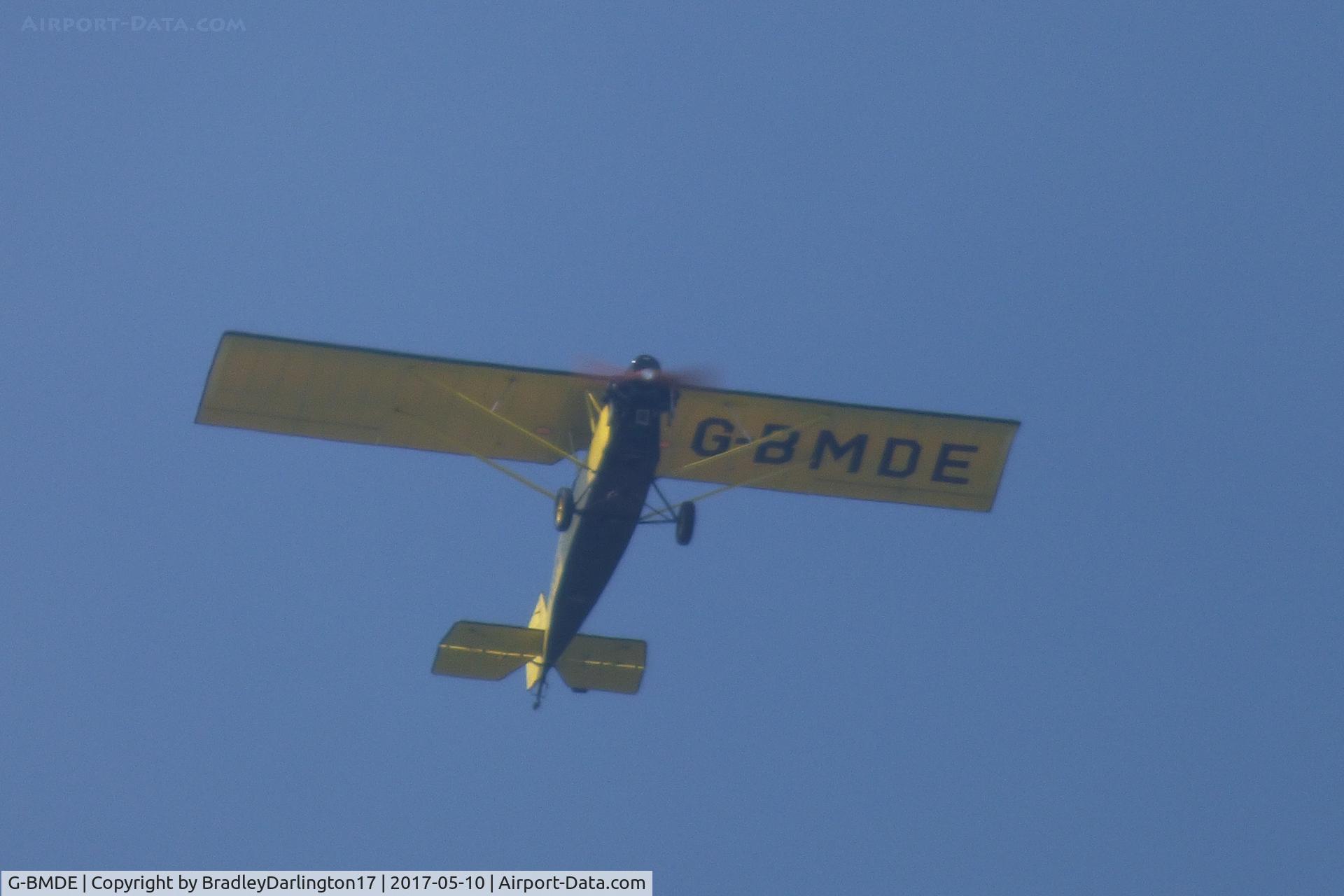 G-BMDE, 1988 Pietenpol Air Camper C/N PFA 047-10989, Doing Some Loops Around Plymouth