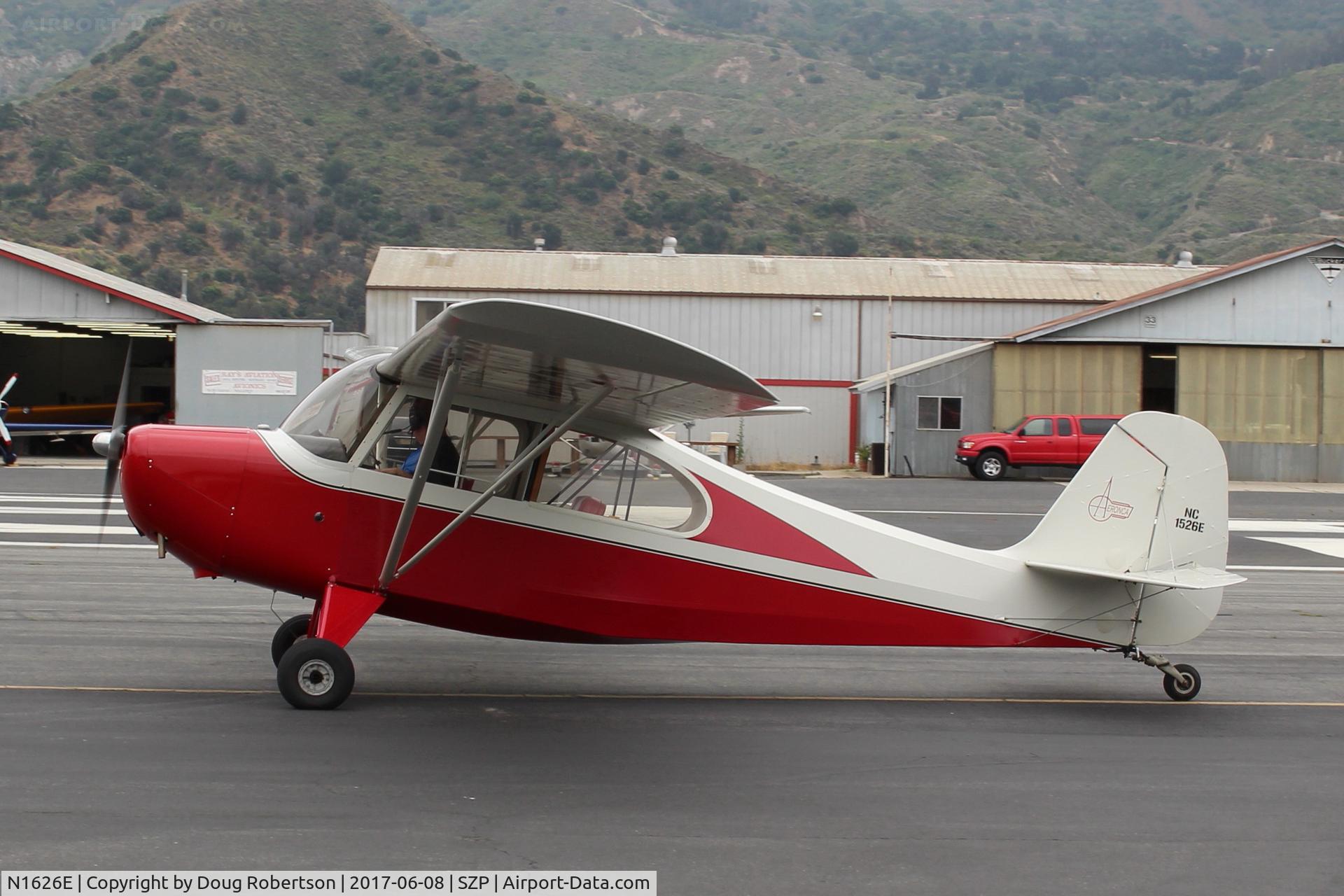N1626E, 1946 Aeronca 7AC Champion C/N 7AC-5191, 1946 Aeronca 7AC CHAMPION, Continental A&C65 65 Hp, taxi to Rwy 22