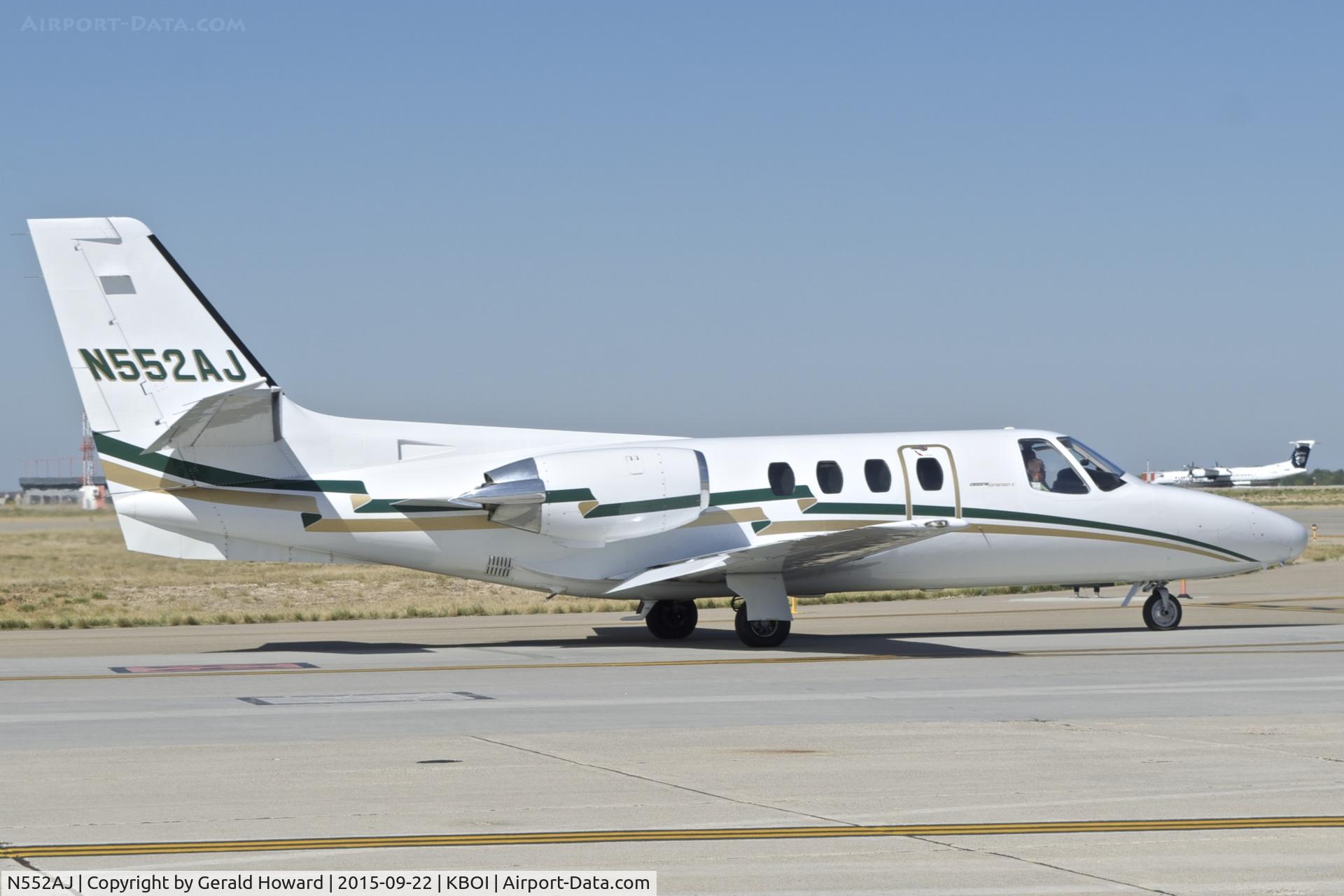 N552AJ, 1978 Cessna 501 Citation I/SP C/N 501-0074, Taxiing on Alpha.
