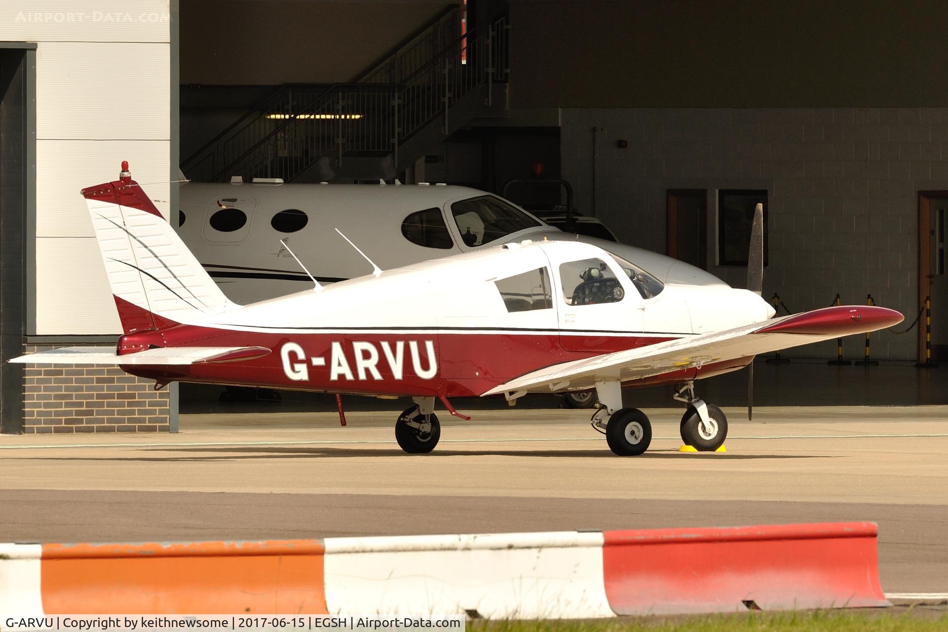 G-ARVU, 1962 Piper PA-28-160 Cherokee Cherokee C/N 28-410, Nice Visitor.