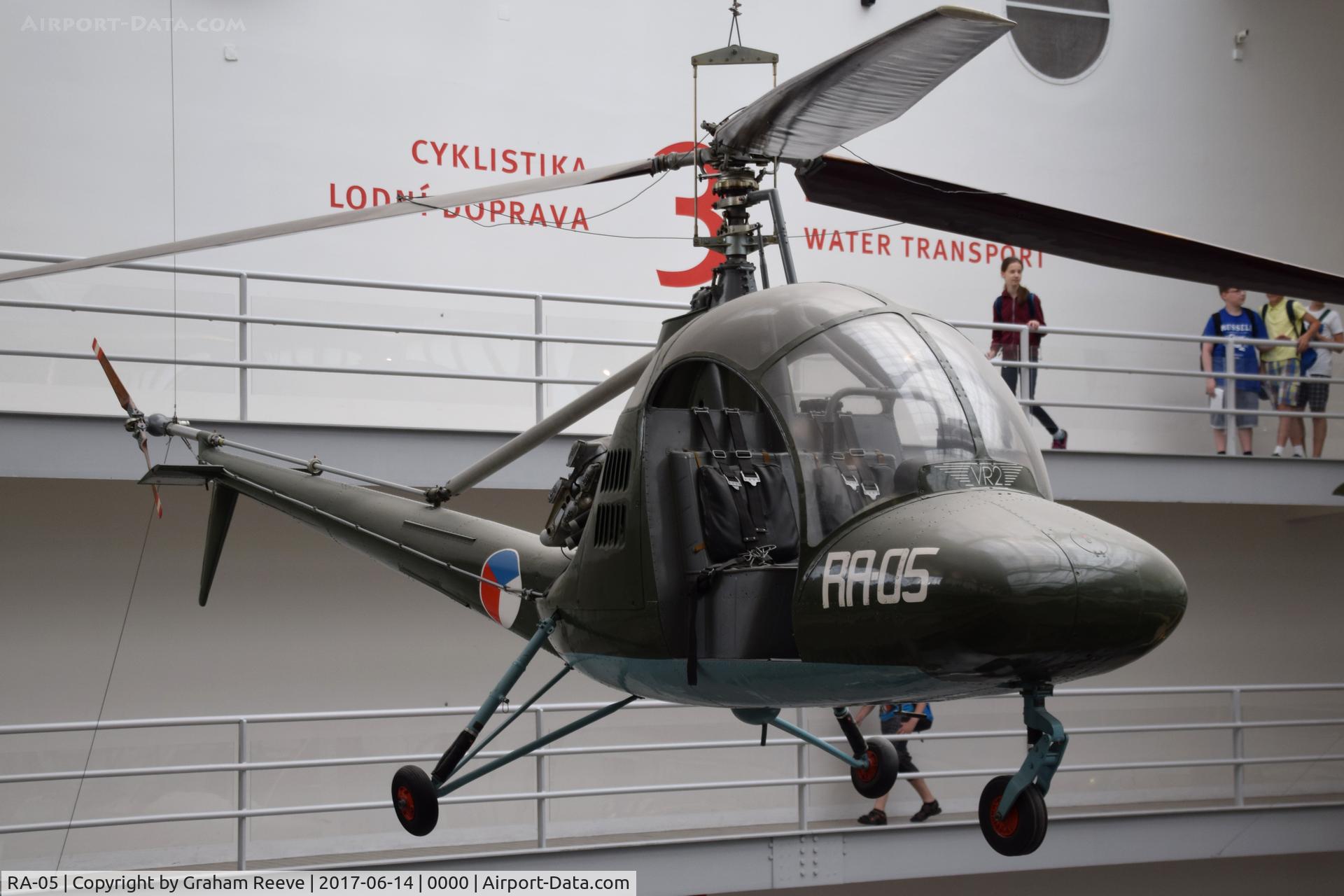 RA-05, Vykumny a Zkusebny Letecky Ustav HC-2 Heli-Baby C/N B, Displayed at the 