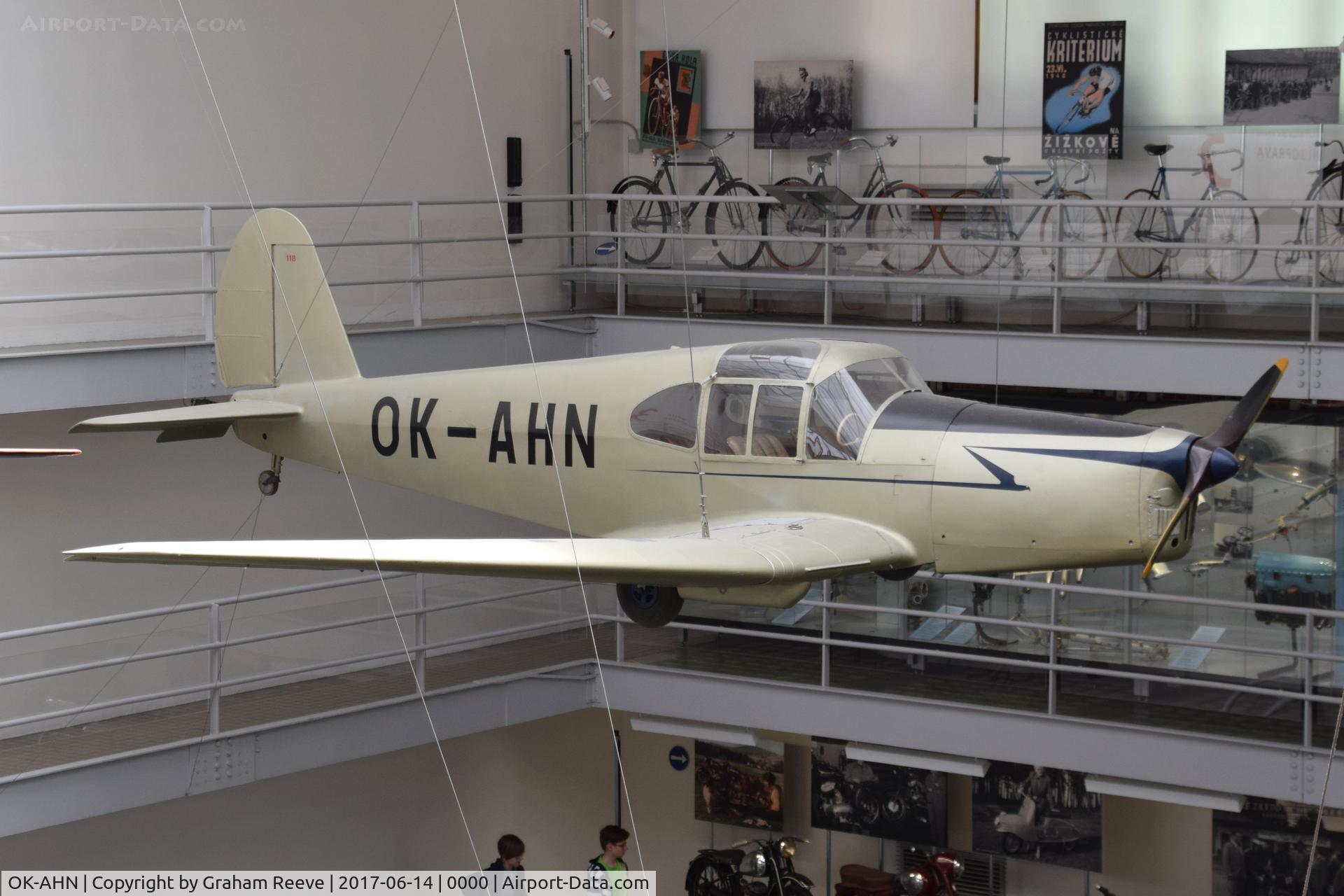 OK-AHN, Benes-Mraz M-1C Sokol C/N 118, Displayed at the 