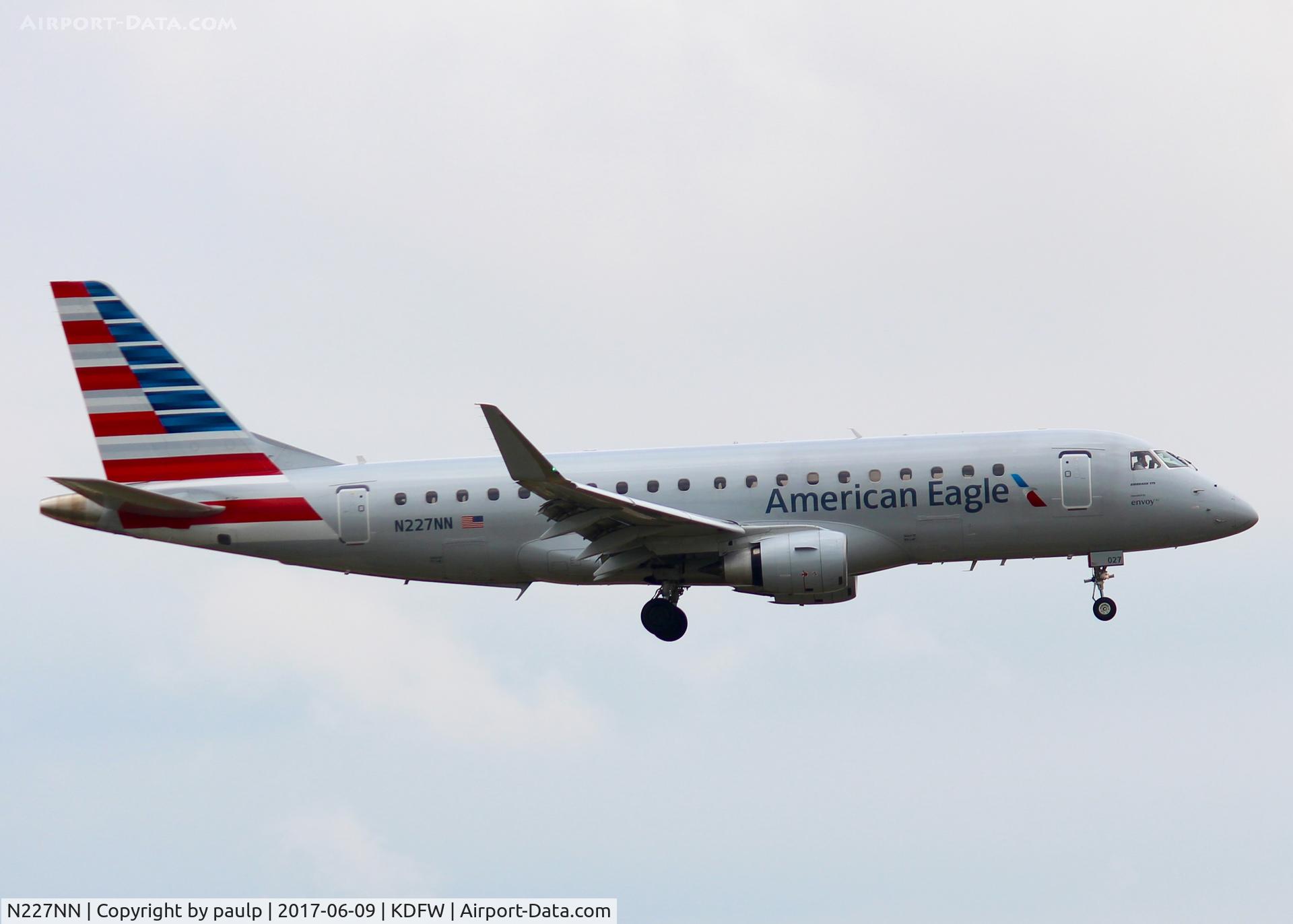 N227NN, 2016 Embraer 170LR (ERJ-170-100LR) C/N 17000543, At DFW.