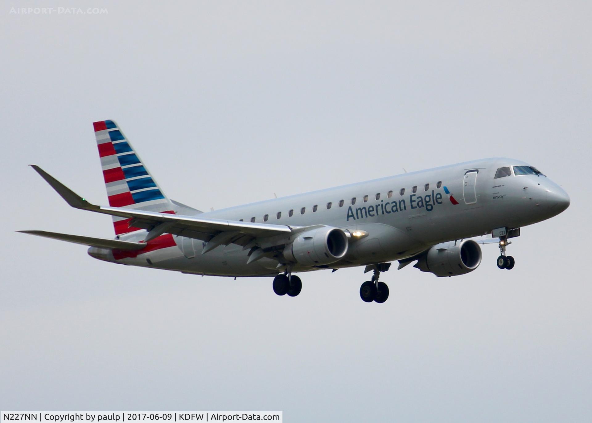 N227NN, 2016 Embraer 170LR (ERJ-170-100LR) C/N 17000543, At DFW.