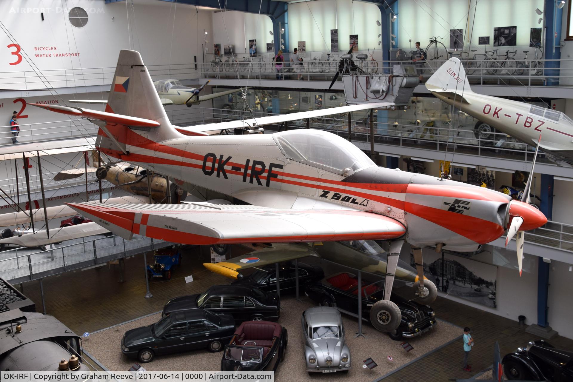 OK-IRF, Zlin Z-50LA C/N 016, Displayed at the 
