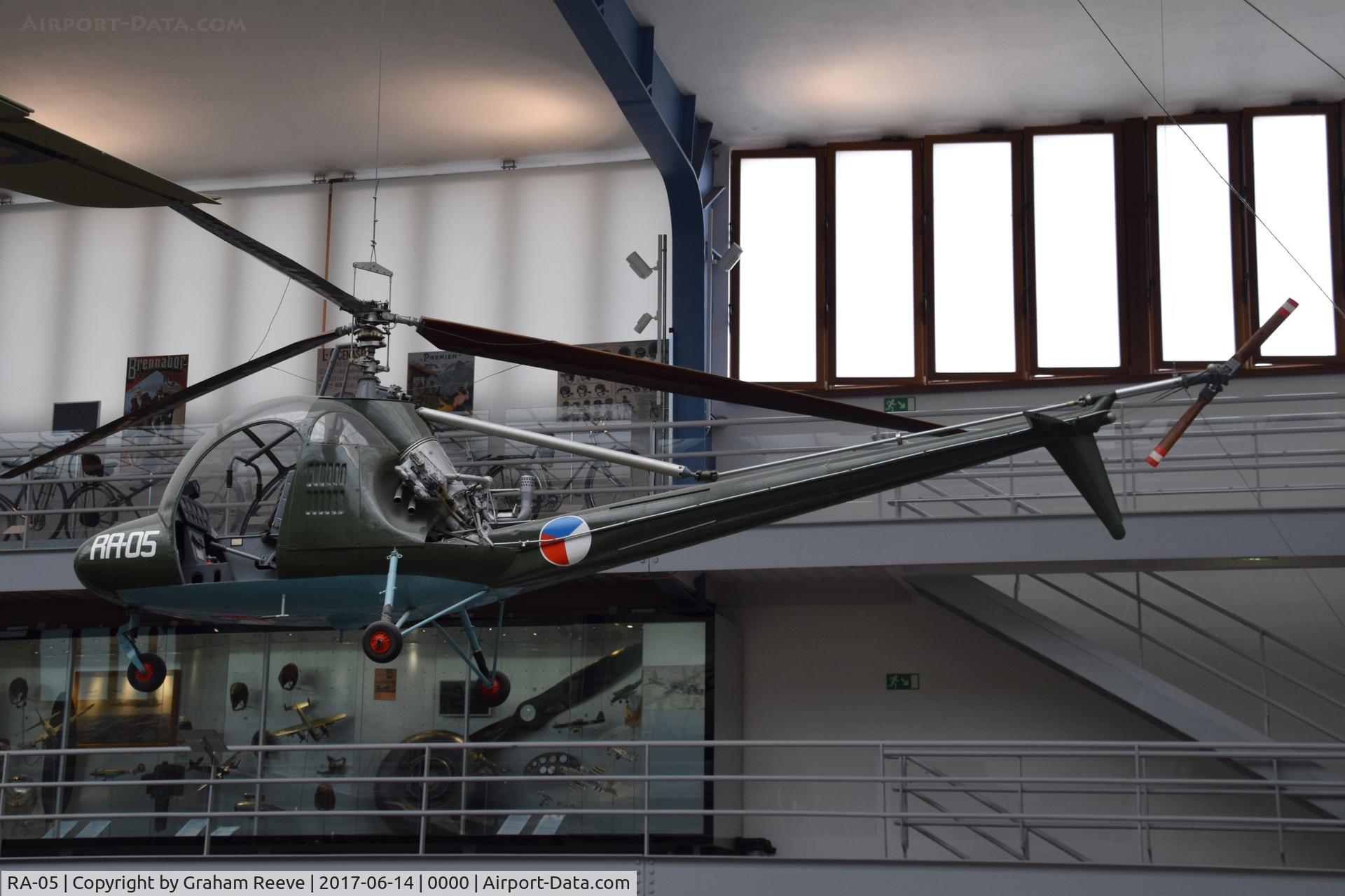 RA-05, Vykumny a Zkusebny Letecky Ustav HC-2 Heli-Baby C/N B, Displayed at the 