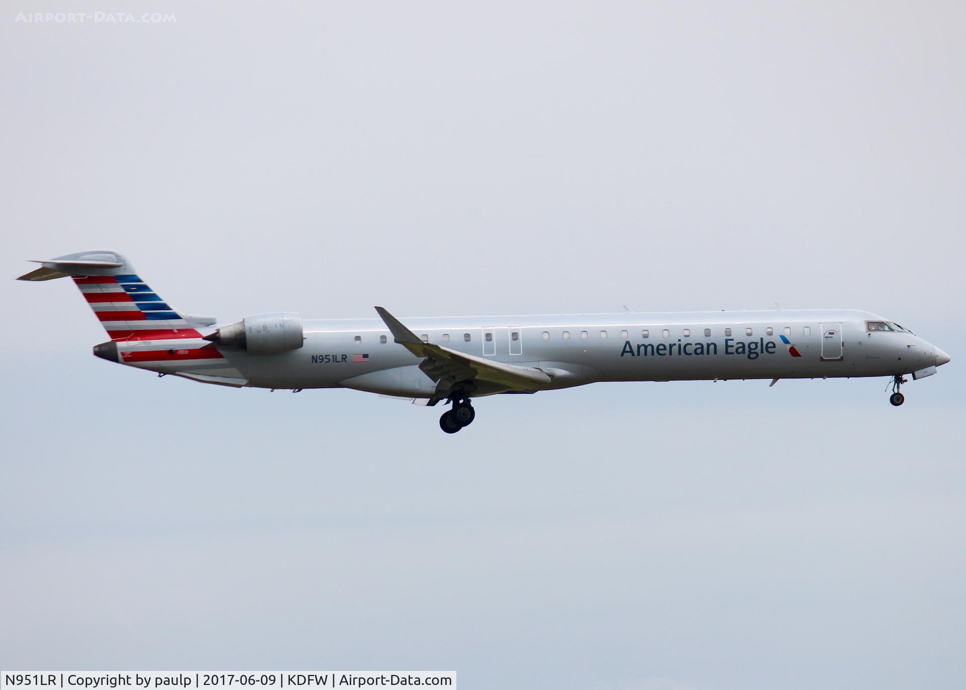 N951LR, 2007 Canadair CRJ-900LR (CL-600-2D24) C/N 15123, At DFW.