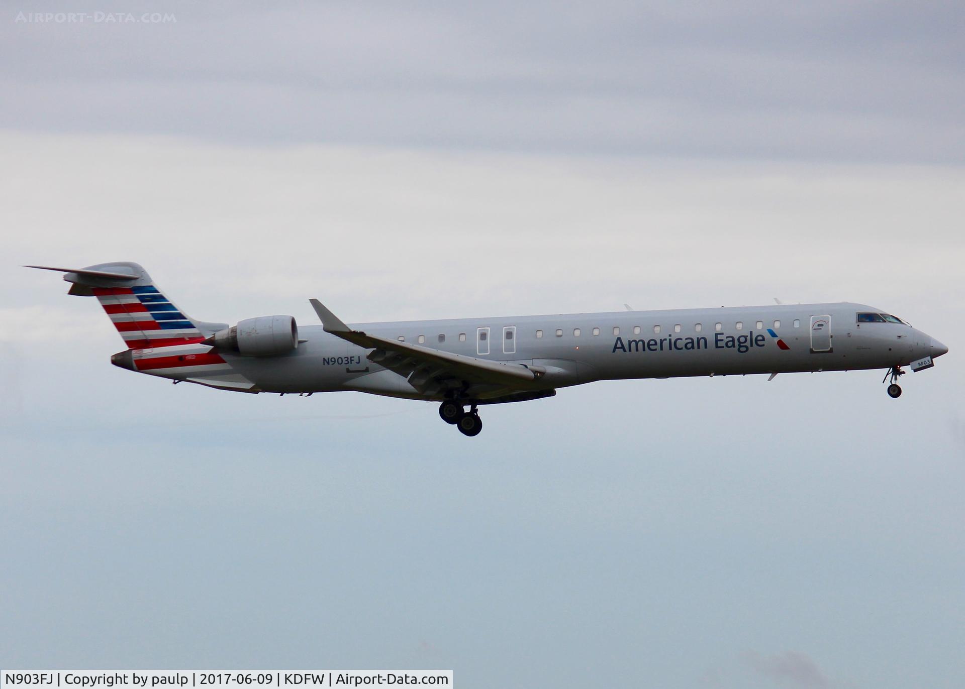 N903FJ, 2003 Bombardier CRJ-900ER (CL-600-2D24) C/N 15003, At DFW.