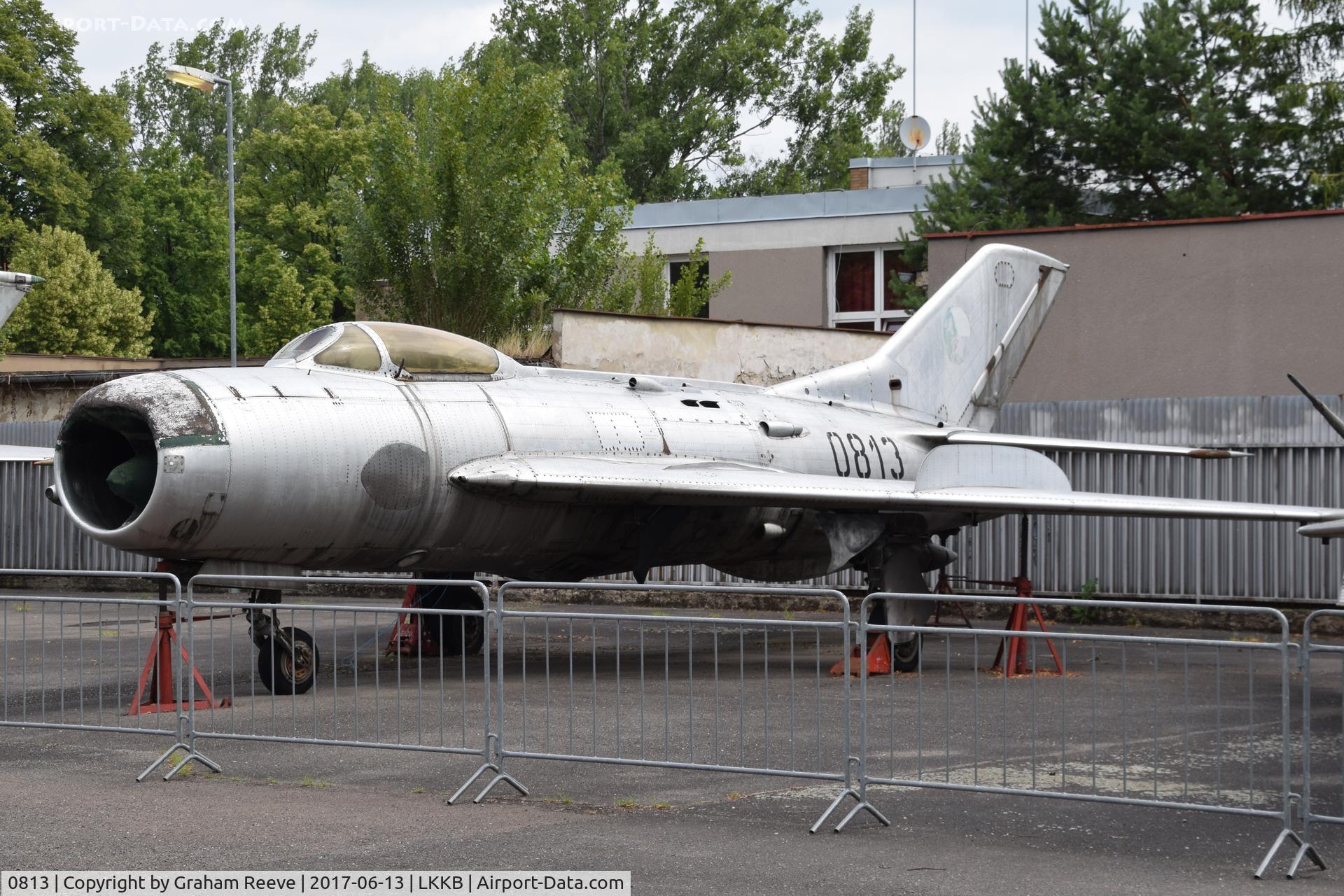 0813, 1958 Mikoyan-Gurevich MiG-19P C/N 650813, Displayed at the 