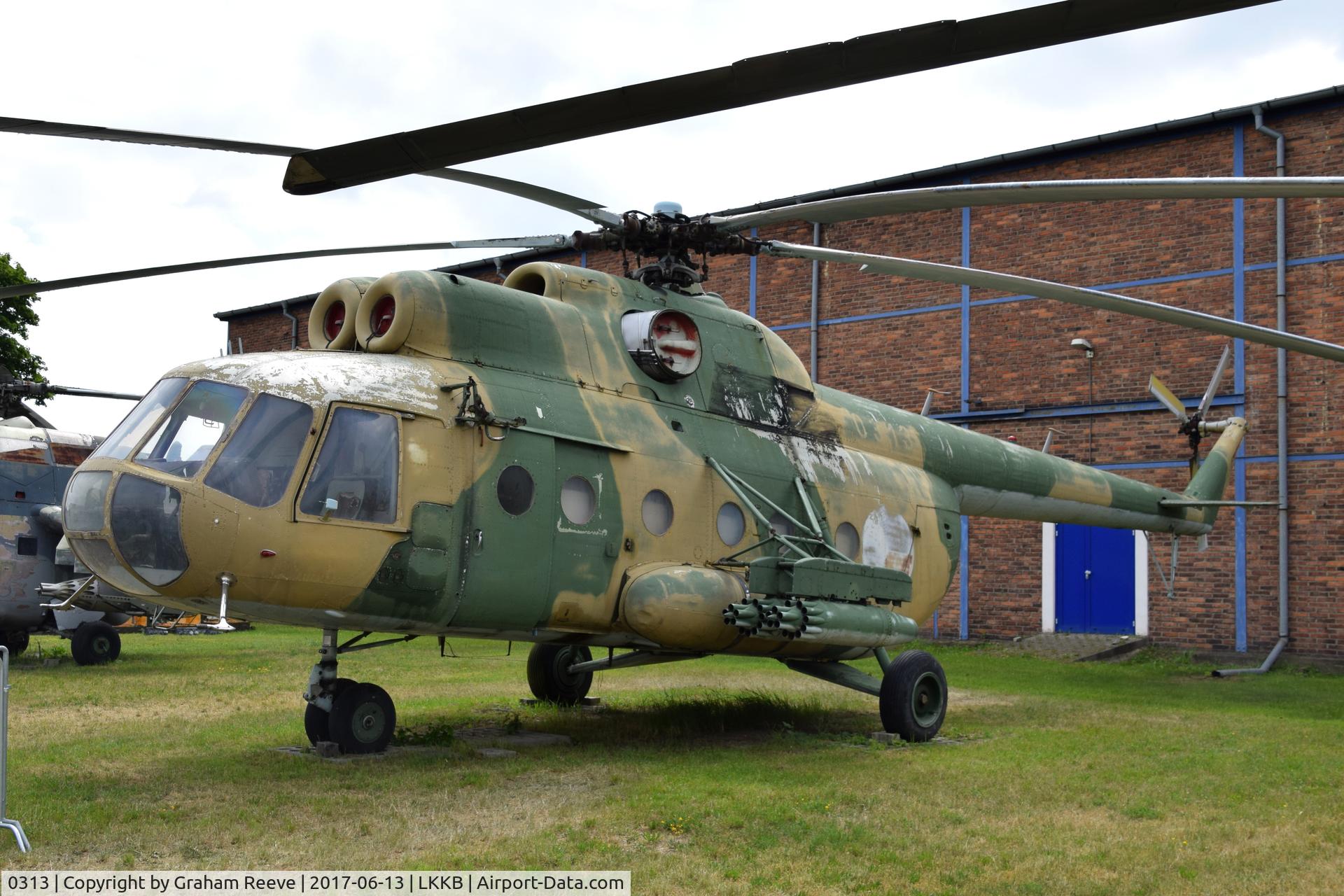 0313, Mil Mi-8T Hip C/N 0313, Displayed at the 
