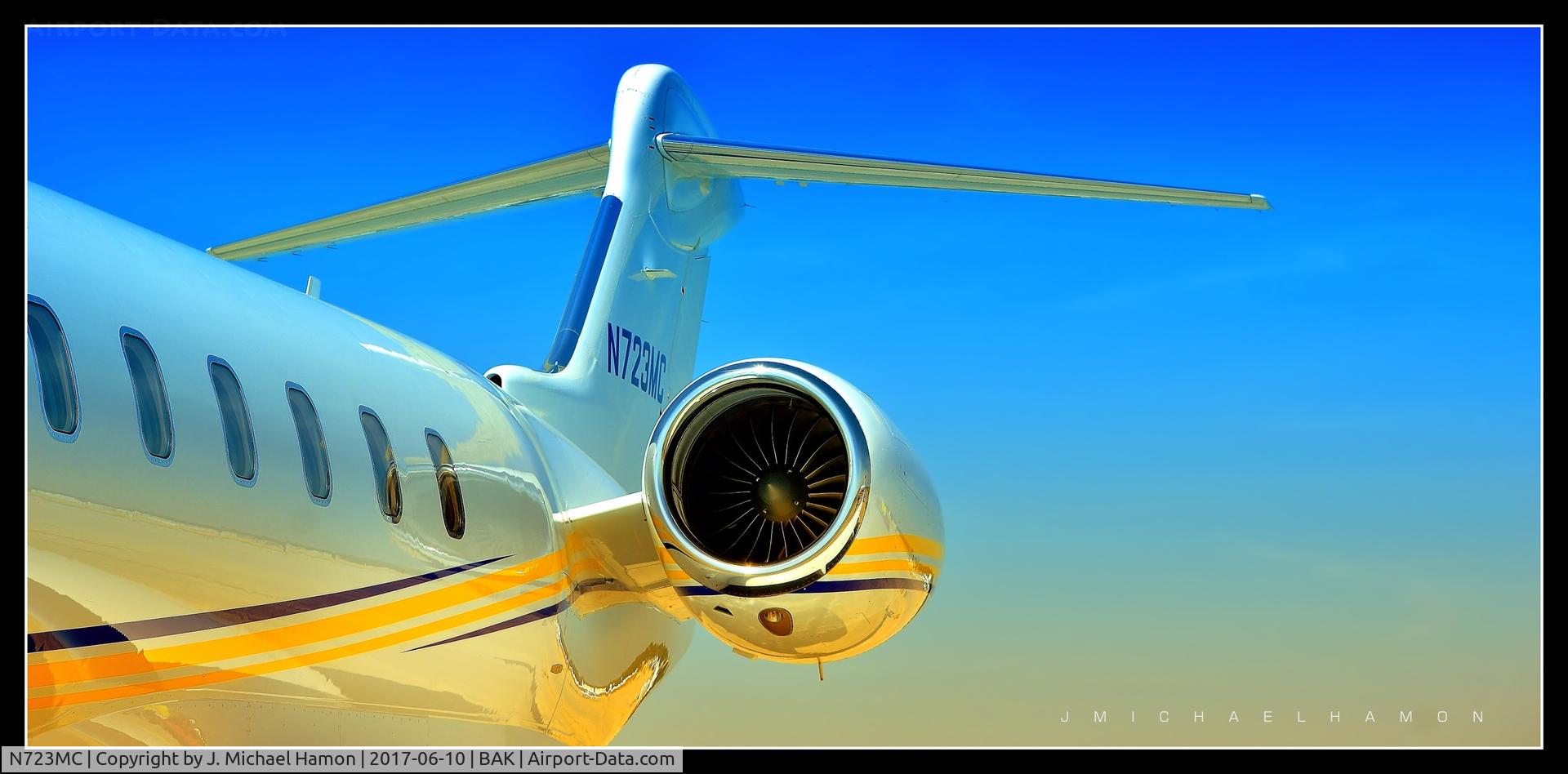 N723MC, 2006 Bombardier Challenger 300 (BD-100-1A10) C/N 20123, Aviation Day - 2017