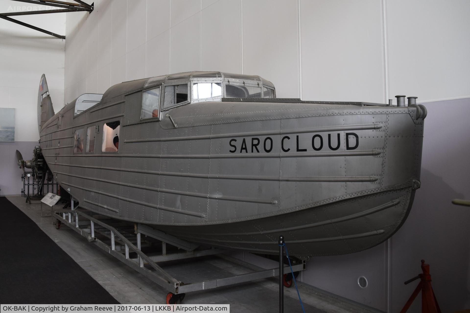 OK-BAK, 1933 Saunders-Roe A19 Cloud C/N A19/5, On display at Kbely Aviation Museum, Prague.