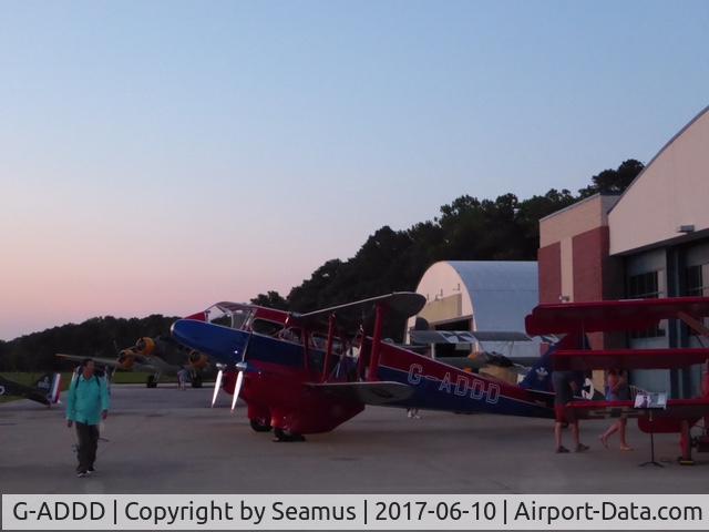 G-ADDD, 1938 De Havilland DH-89A Dragon Rapide C/N 6283, Aircraft in working condition and owned by the Military Aviation Museum near Pungo, Virginia Beach VA.  Understood to have been owned by Edward VIII.