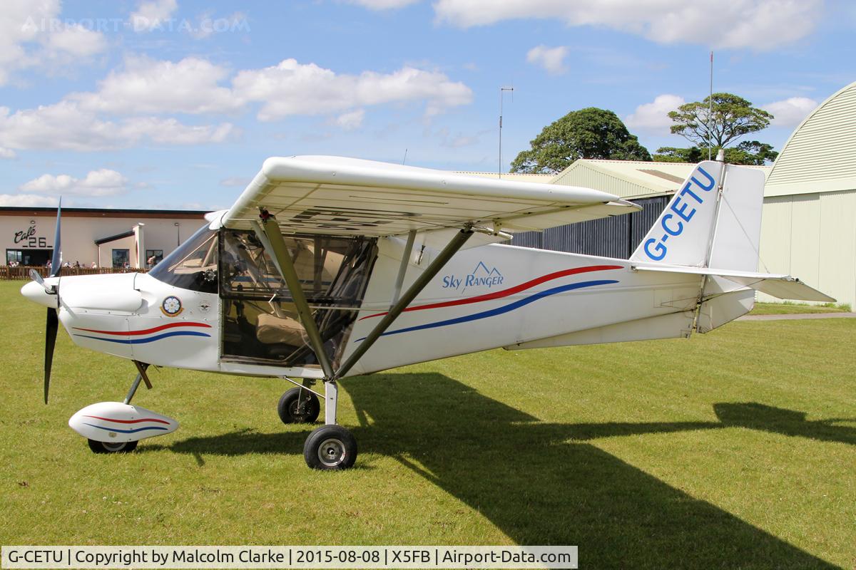 G-CETU, 2007 Skyranger Swift 912S(1) C/N BMAA/HB/551, Skyranger Swift 912S(1) at Fishburn Airfield UK. August 8th 2015.