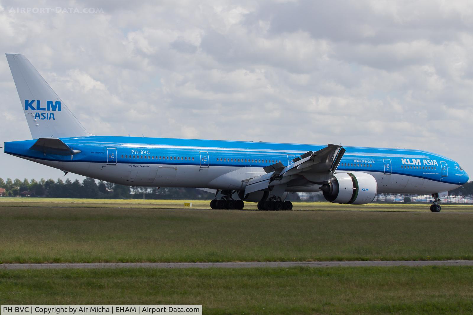 PH-BVC, 2009 Boeing 777-306/ER C/N 37582, KLM Royal Dutch Airlines