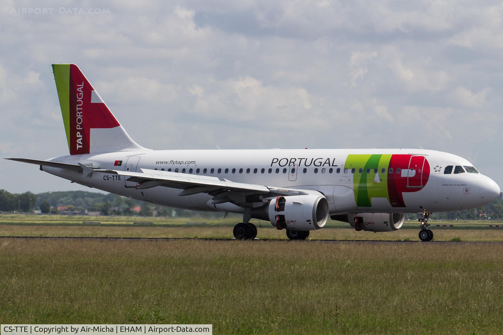 CS-TTE, 1998 Airbus A319-111 C/N 821, TAP Express
