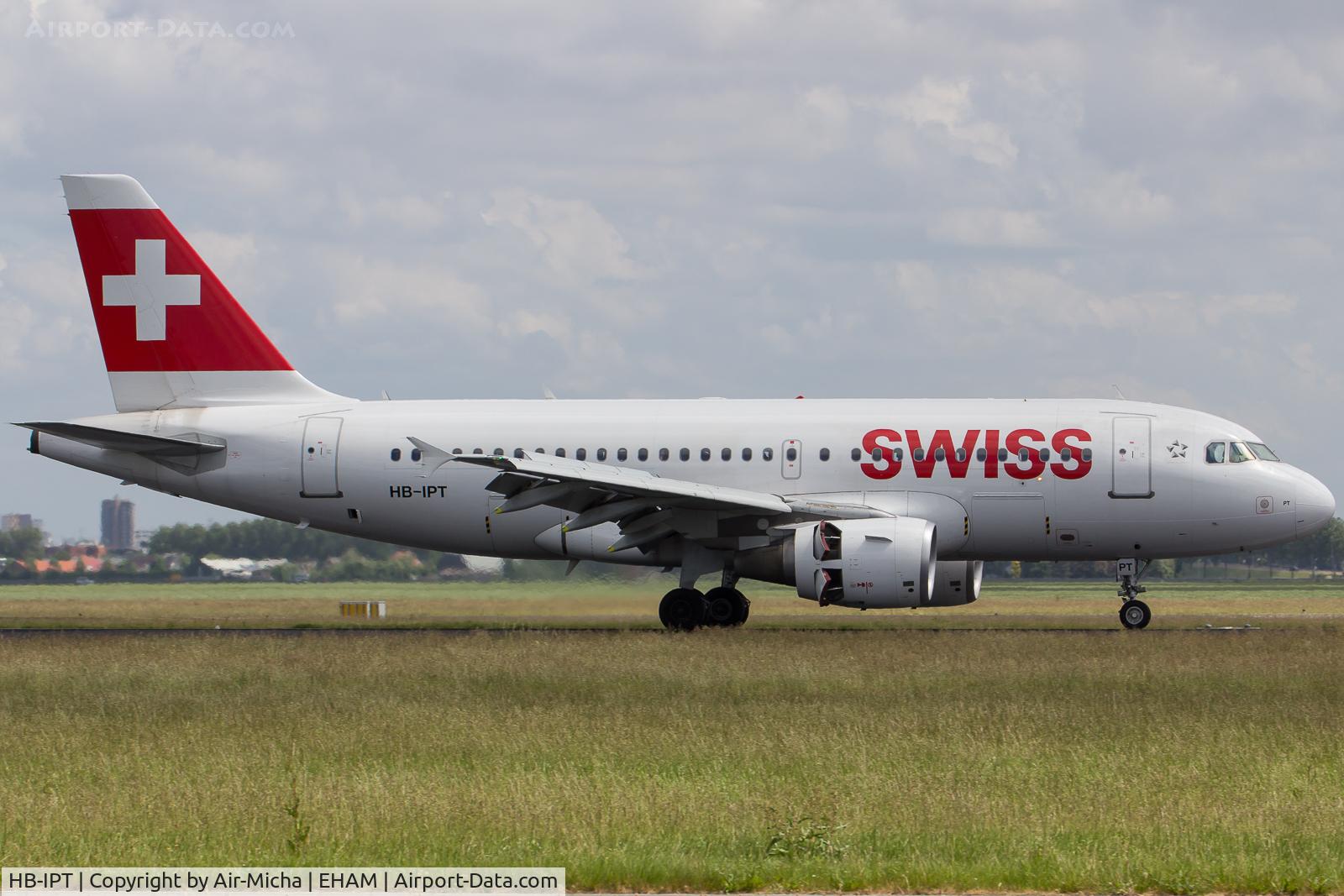 HB-IPT, 1997 Airbus A319-112 C/N 727, Swiss