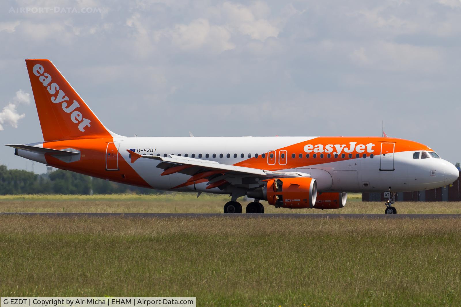 G-EZDT, 2008 Airbus A319-111 C/N 3720, EasyJet
