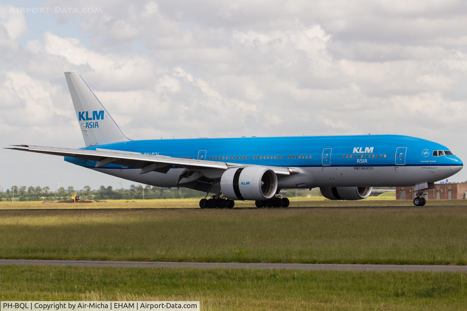 PH-BQL, 2006 Boeing 777-206/ER C/N 34711, KLM Royal Dutch Airlines