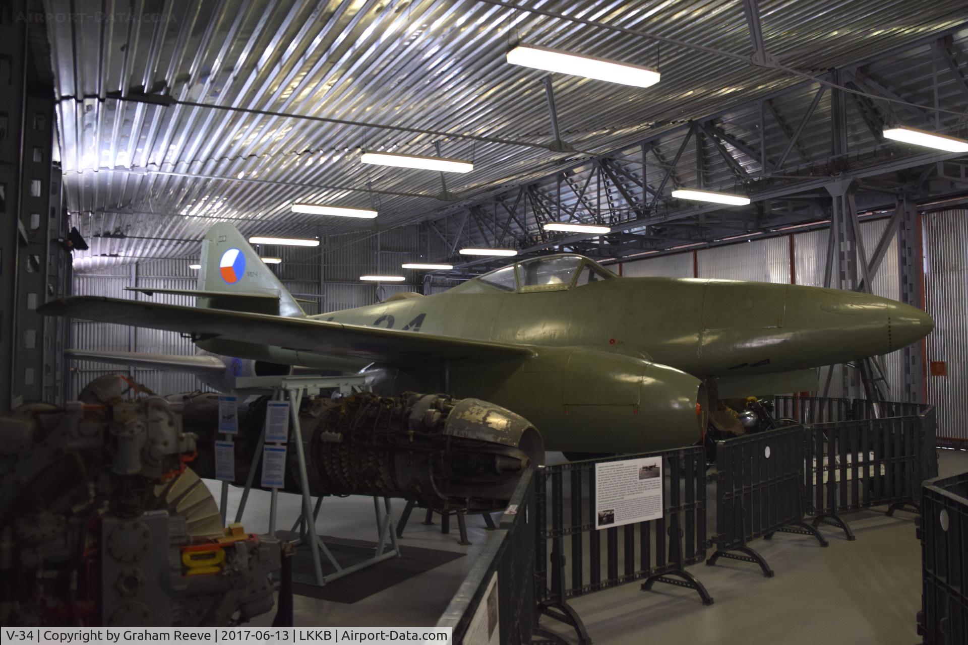 V-34, 1946 Avia S-92 C/N 4, On display at 