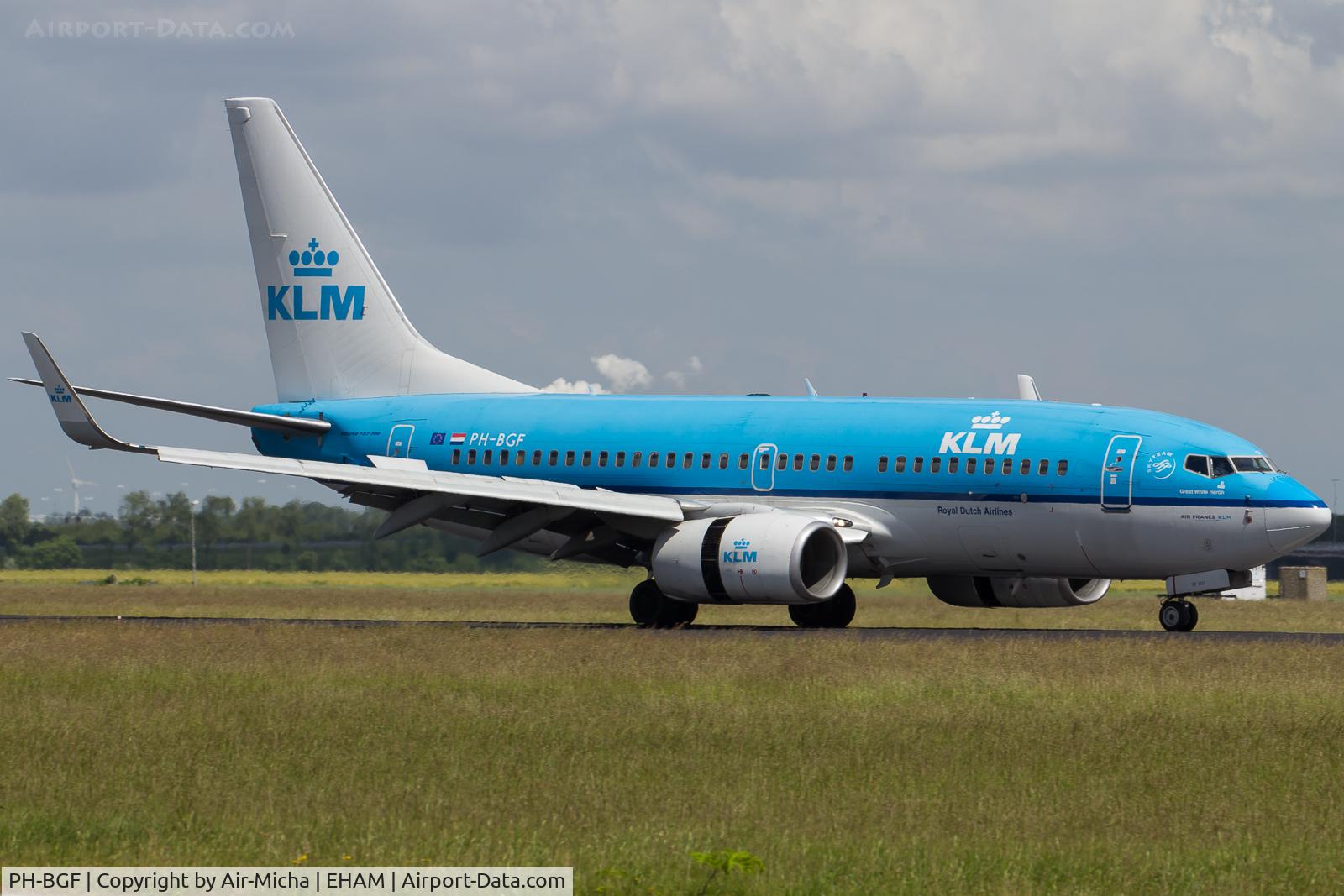 PH-BGF, 2008 Boeing 737-7K2 C/N 30365, KLM Royal Dutch Airlines