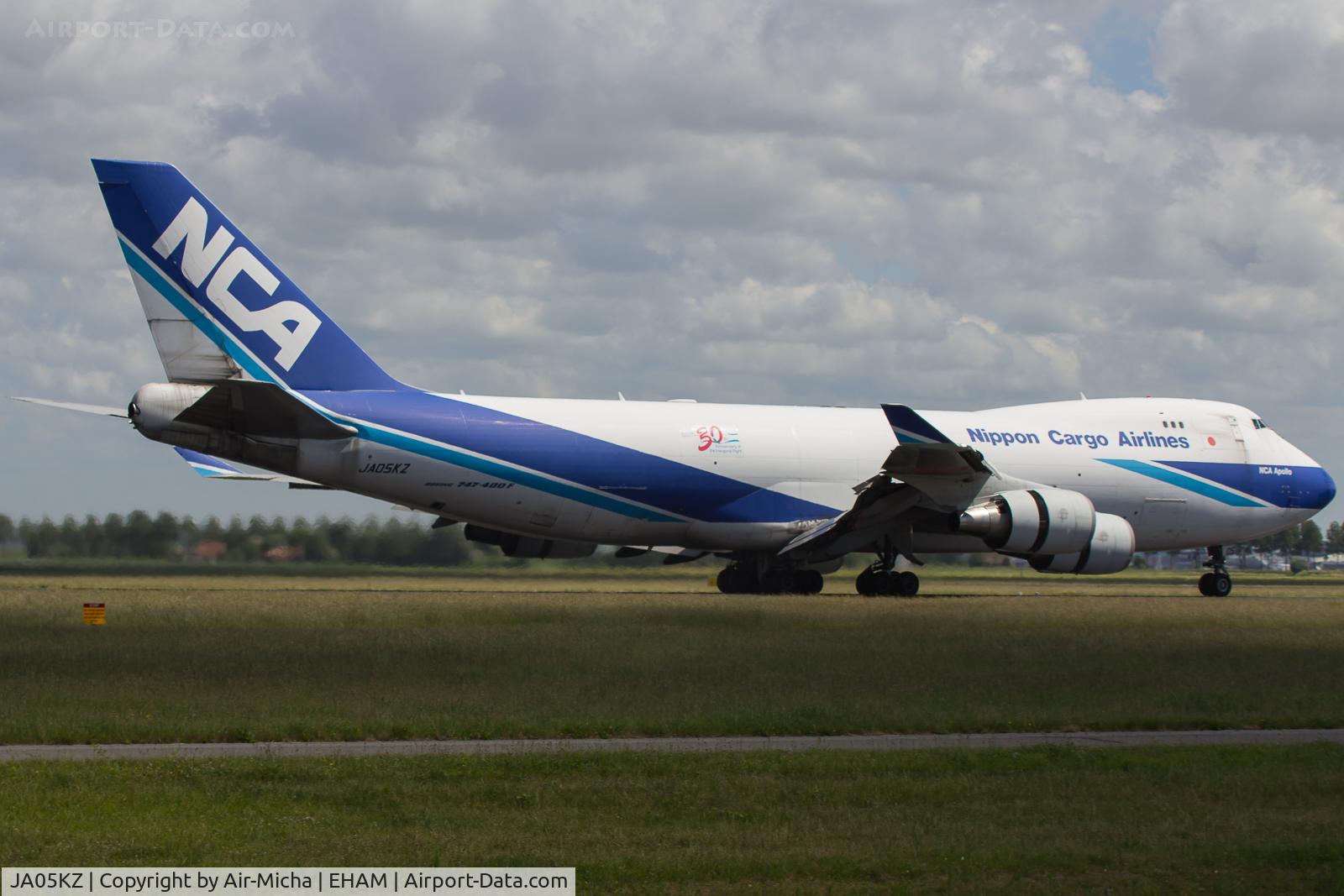 JA05KZ, 2007 Boeing 747-4KZF (SCD) C/N 36132/1394, Nippon Cargo Airlines