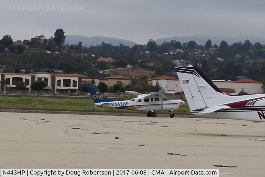 N443HP, 2000 Cessna T206H Turbo Stationair C/N T20608241, 2000 Cessna T206H TURBO STATIONAIR, Lycoming TIO-540-AJ1A 310 Hp, of California Highway Patrol. CHP aircraft also use OXR Airport regularly in Ventura County.