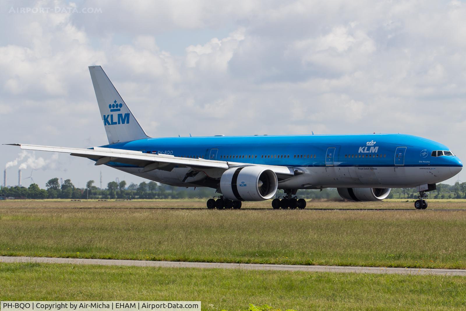 PH-BQO, 2007 Boeing 777-206/ER C/N 35295, KLM Royal Dutch Airlines
