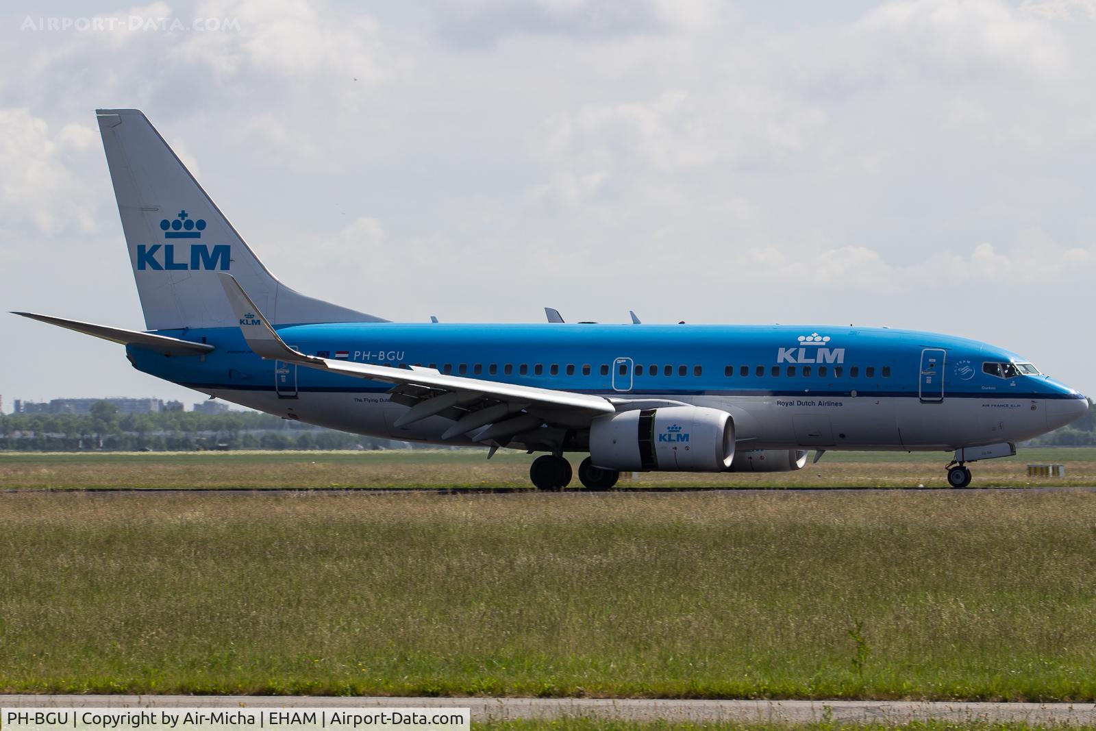 PH-BGU, 2011 Boeing 737-7K2 C/N 39257, KLM Royal Dutch Airlines