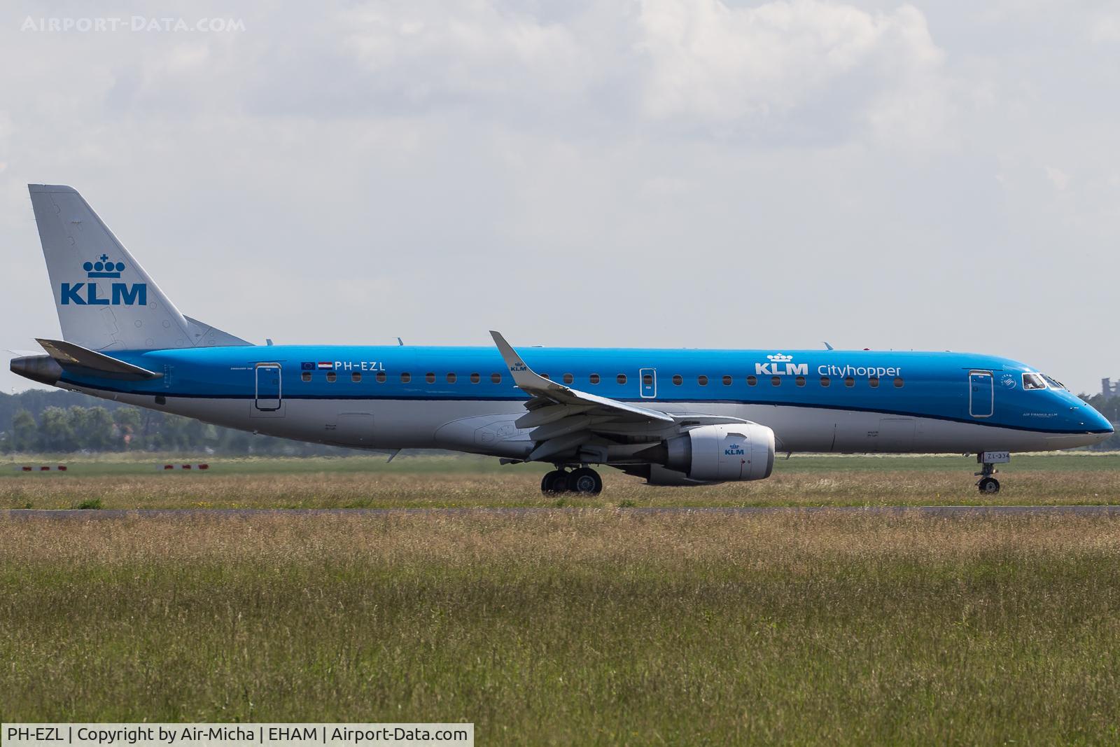 PH-EZL, 2010 Embraer 190LR (ERJ-190-100LR) C/N 19000334, KLM Cityhopper