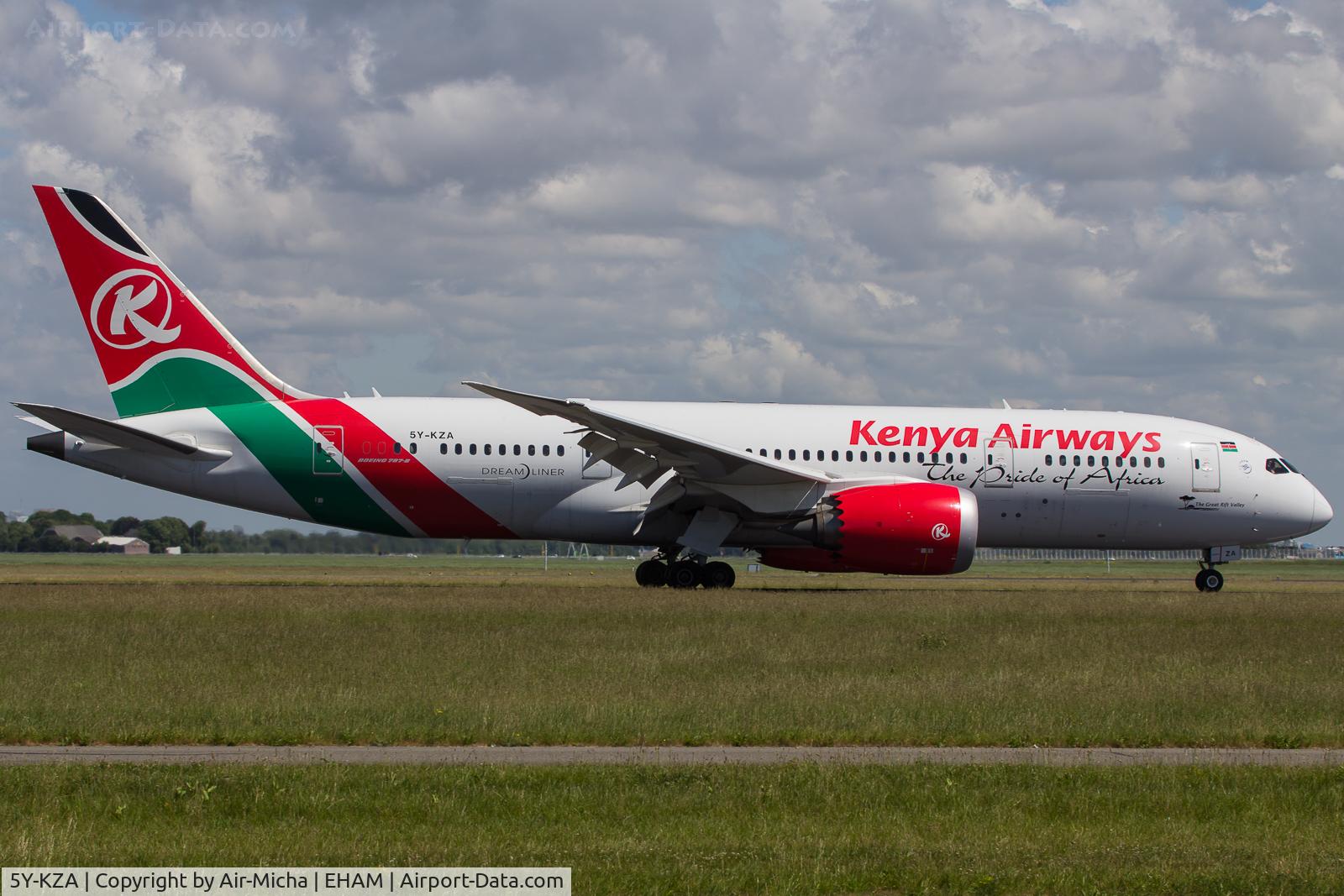 5Y-KZA, 2014 Boeing 787-8 Dreamliner C/N 35510, Kenya Airways