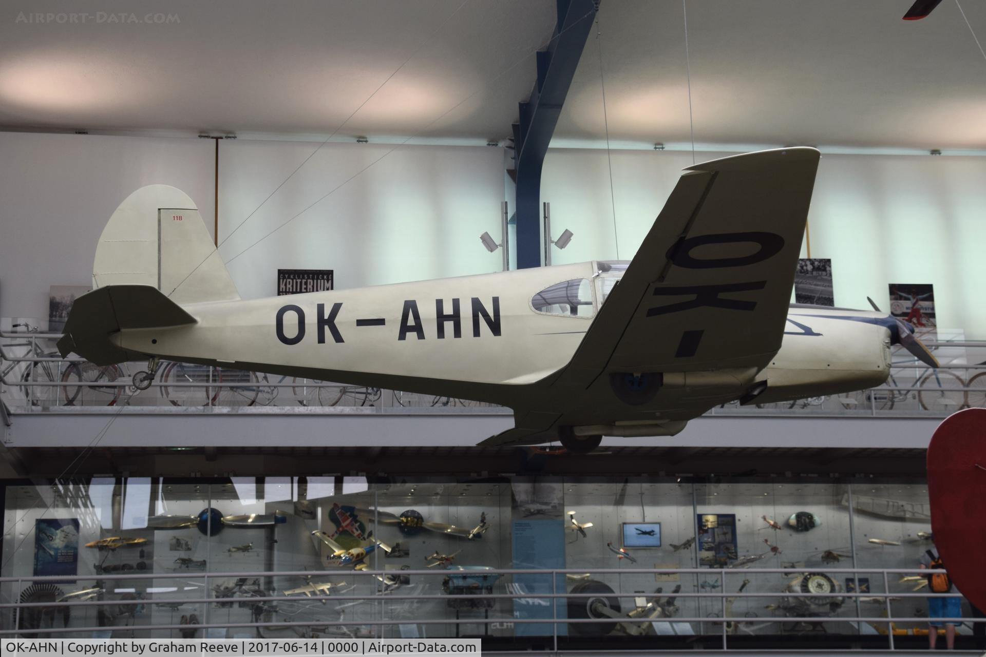 OK-AHN, Benes-Mraz M-1C Sokol C/N 118, On display at the 