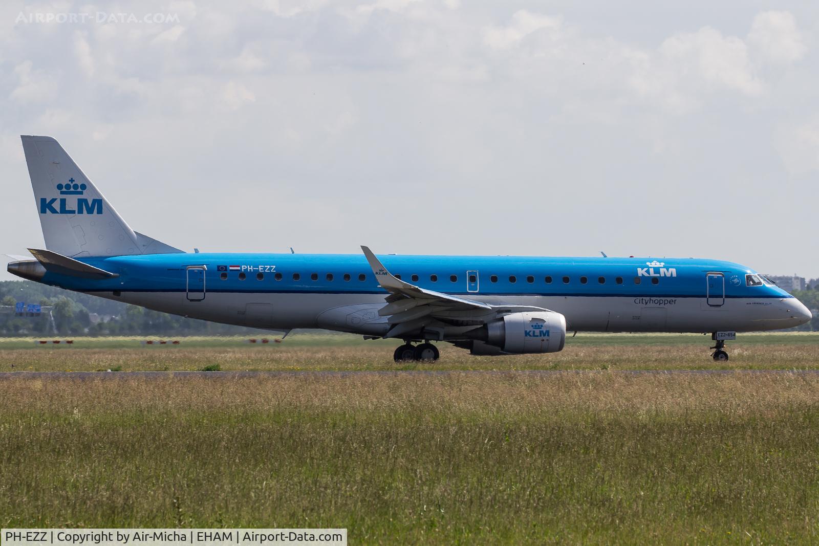 PH-EZZ, 2013 Embraer 190STD (ERJ-190-100) C/N 19000654, KLM Cityhopper