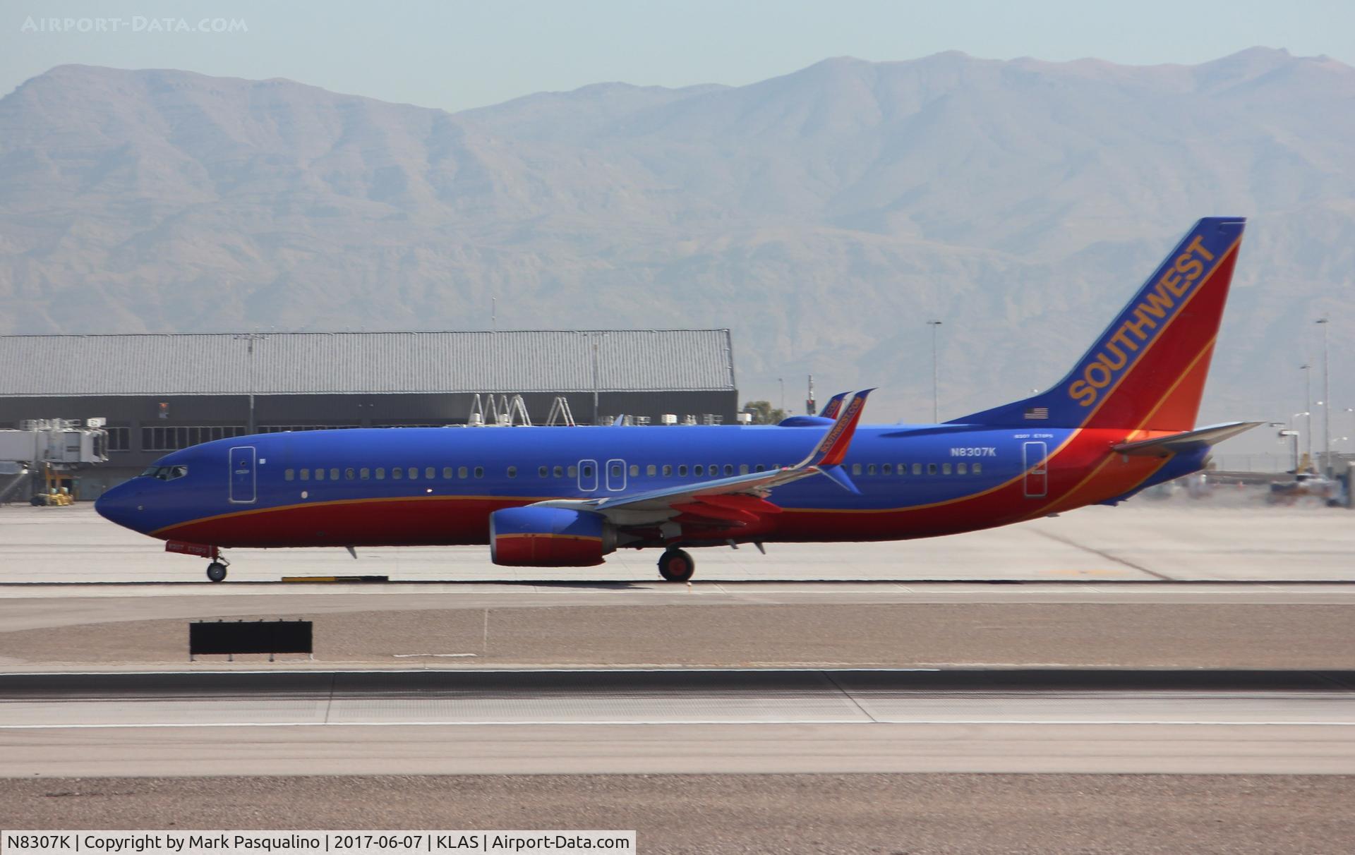 N8307K, 2012 Boeing 737-8H4 C/N 36987, Boeing 737-800