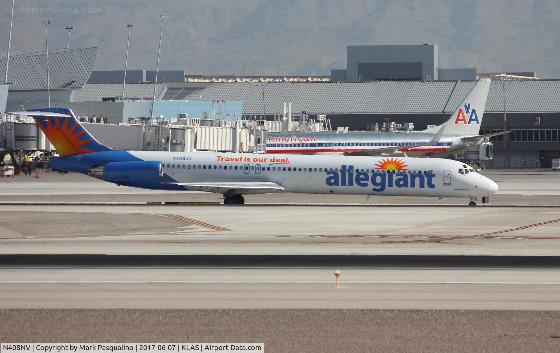 N408NV, 1991 McDonnell Douglas MD-82 (DC-9-82) C/N 53246, MD-82
