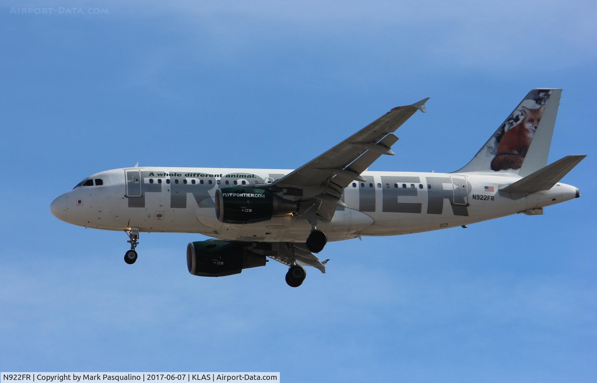 N922FR, 2003 Airbus A319-111 C/N 2012, Airbus A319