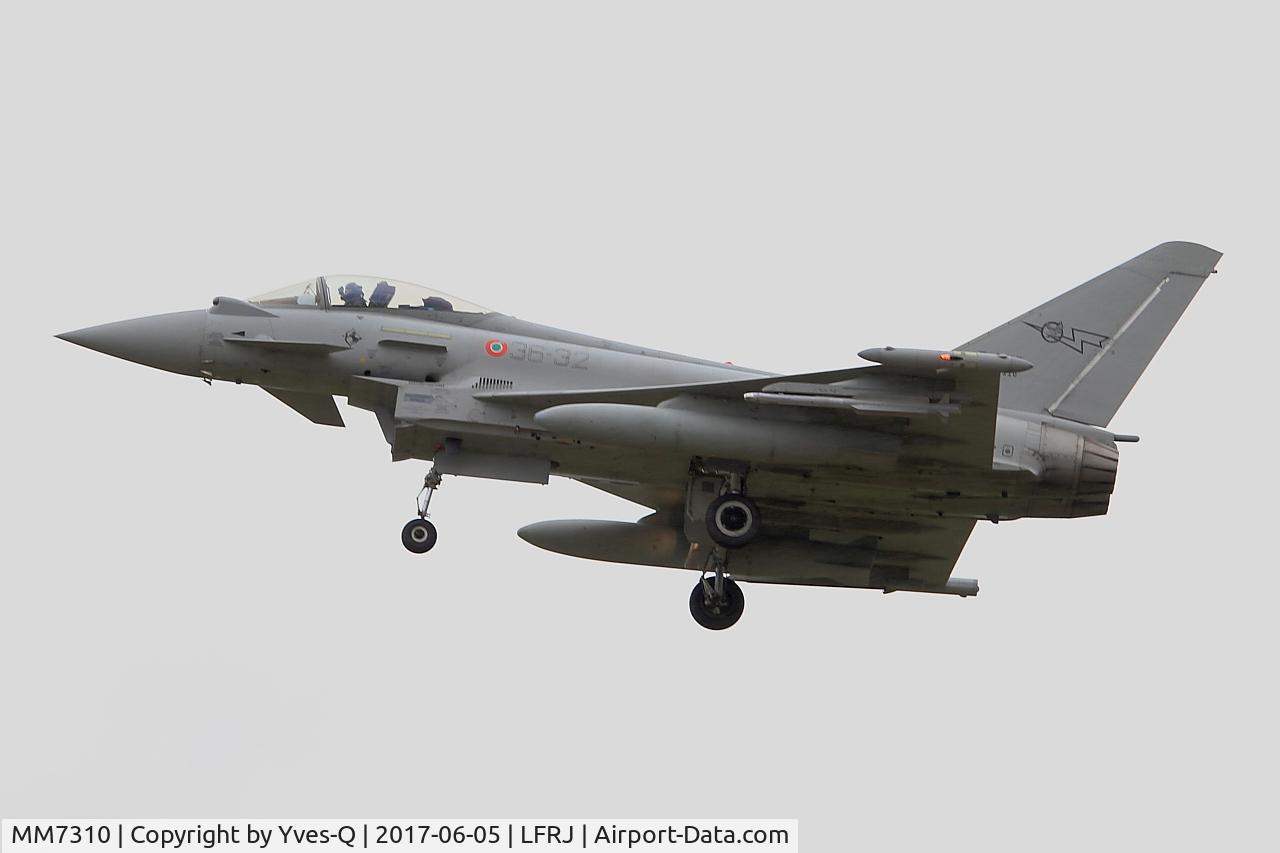 MM7310, Eurofighter EF-2000 Typhoon S C/N IS042, Eurofighter EF-2000 Typhoon S, On final rwy 26, Landivisiau Naval Air Base (LFRJ) Tiger Meet 2017