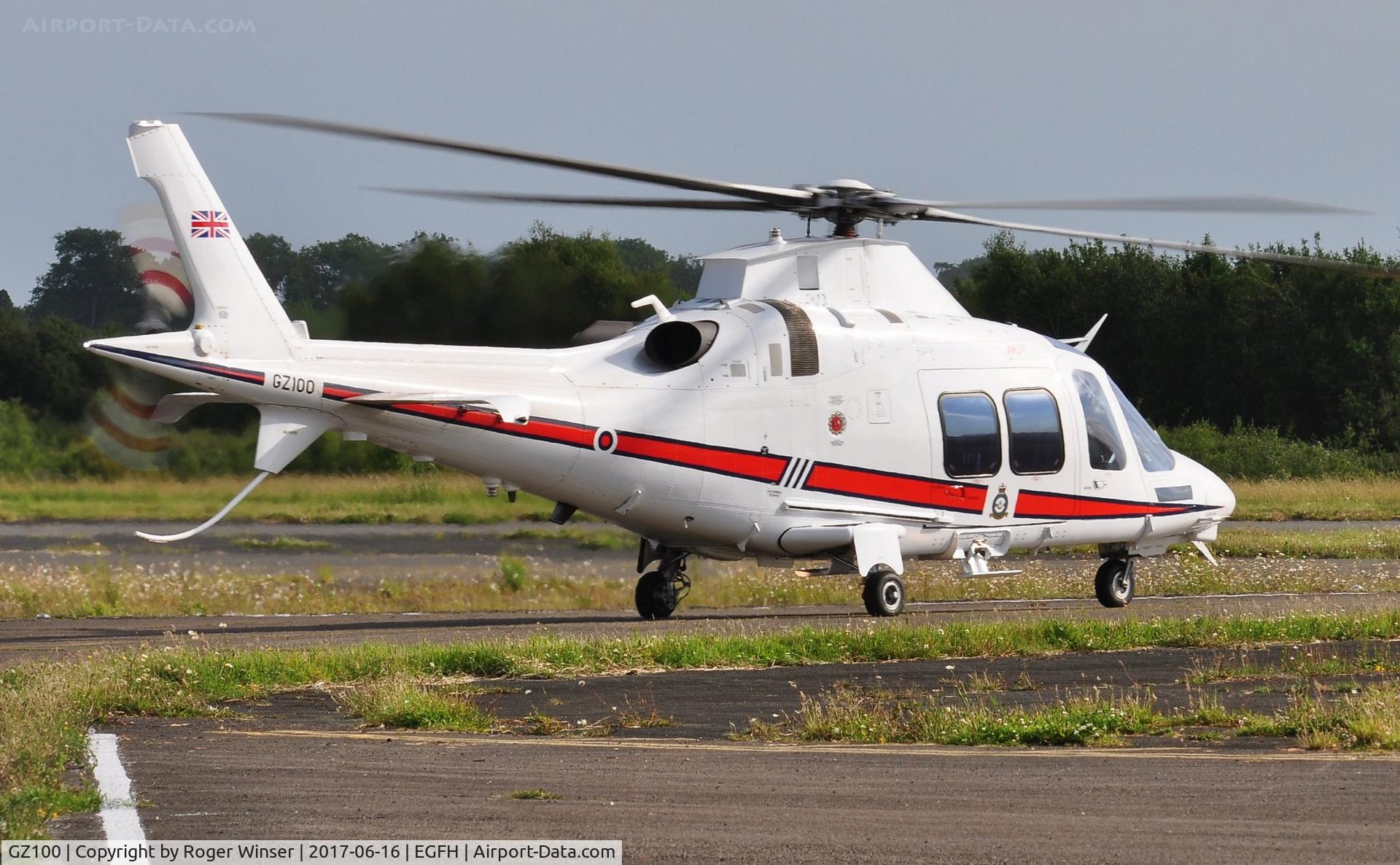 GZ100, 2015 AgustaWestland AW-109SP Grand New C/N 22347, Visiting AW-109SP operated by 32 (The Royal) Squadron RAF.