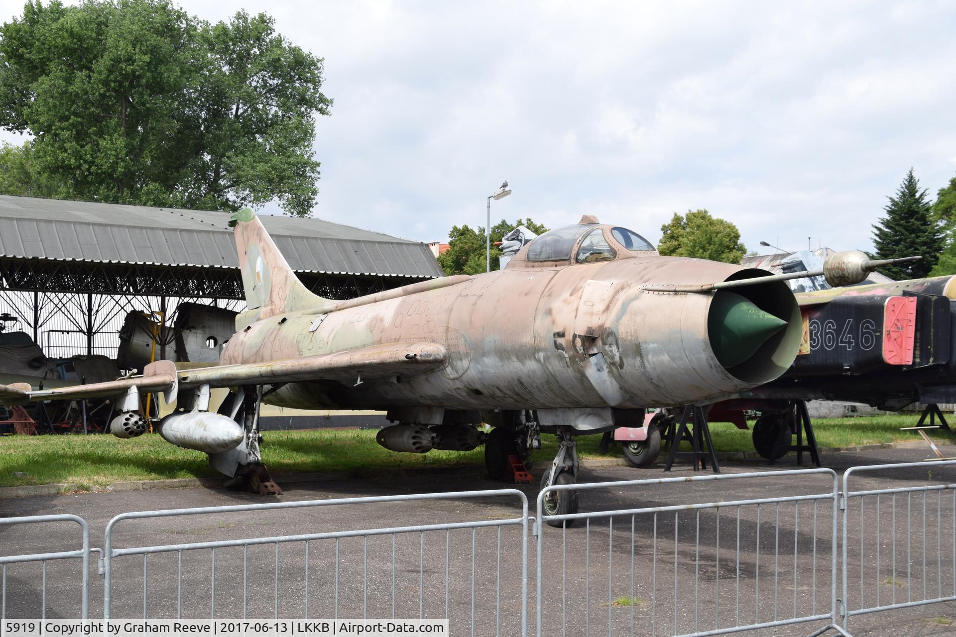5919, Sukhoi Su-7BKL C/N 5919, On display at 