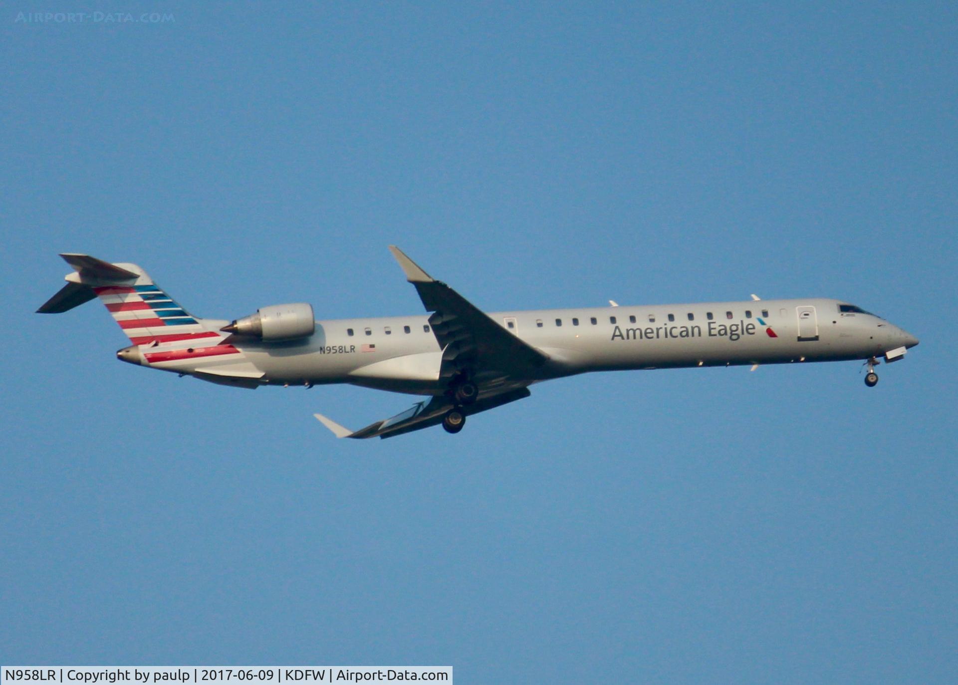 N958LR, 2015 Bombardier CRJ-900LR (CL-600-2D24) C/N 15378, At DFW.