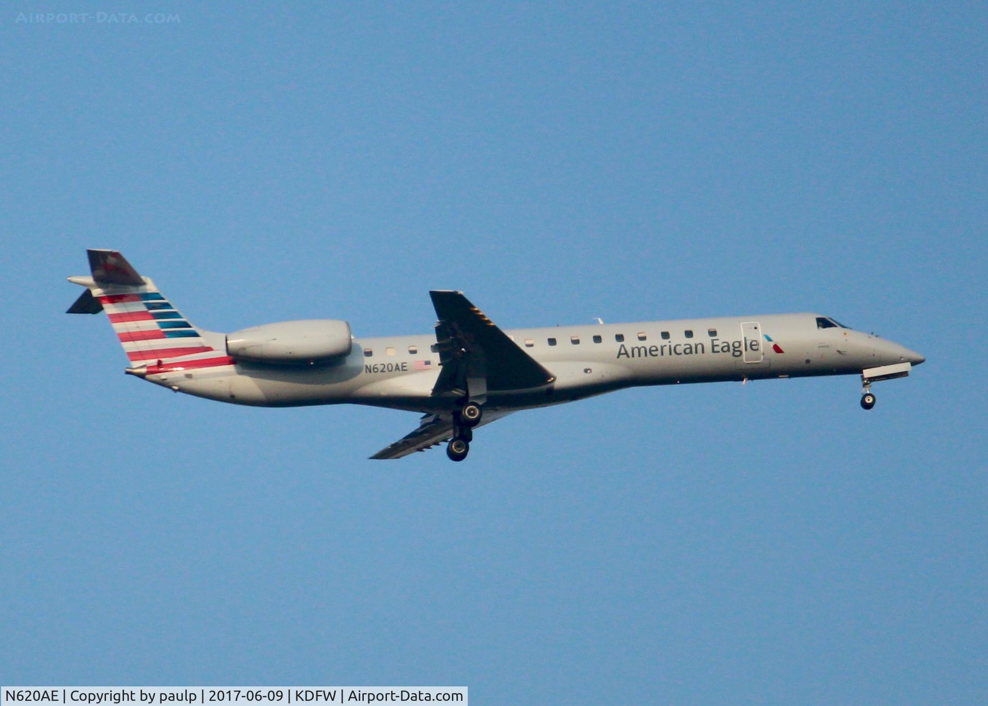 N620AE, Embraer ERJ-145LR (EMB-145LR) C/N 145102, At DFW.