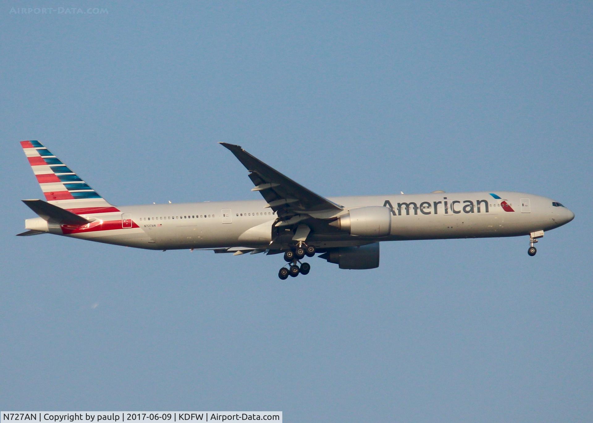 N727AN, 2014 Boeing 777-323/ER C/N 33541, At DFW.