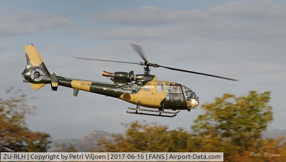 ZU-RLH, 1977 Westland SA-341B Gazelle AH1 C/N WA1600, ZU-RLH participated at the Kishugu Lowveld Air Show on Friday, 16 May 2017.