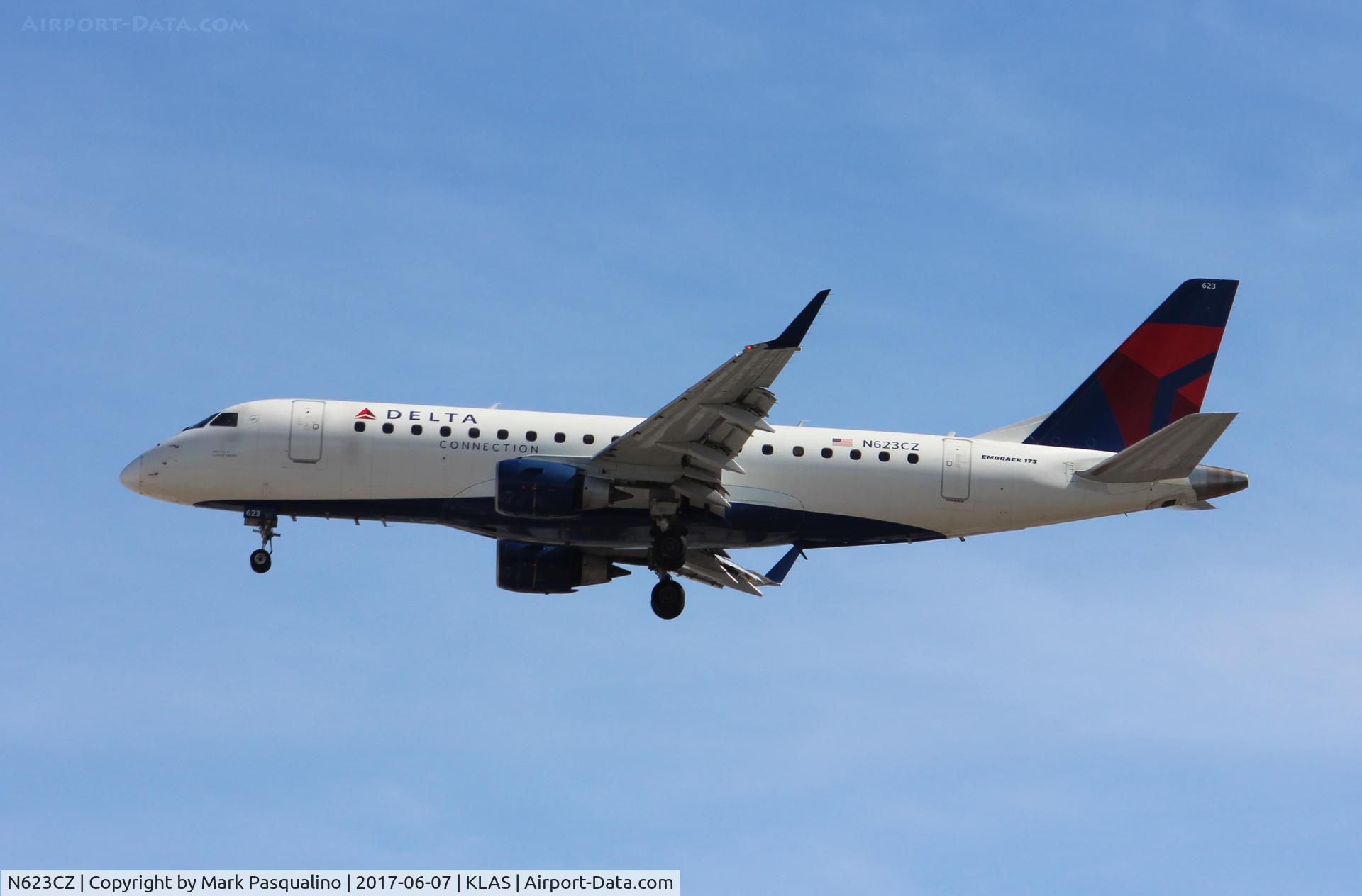 N623CZ, 2008 Embraer 175LR (ERJ-170-200LR) C/N 17000221, ERJ 170-200 LR