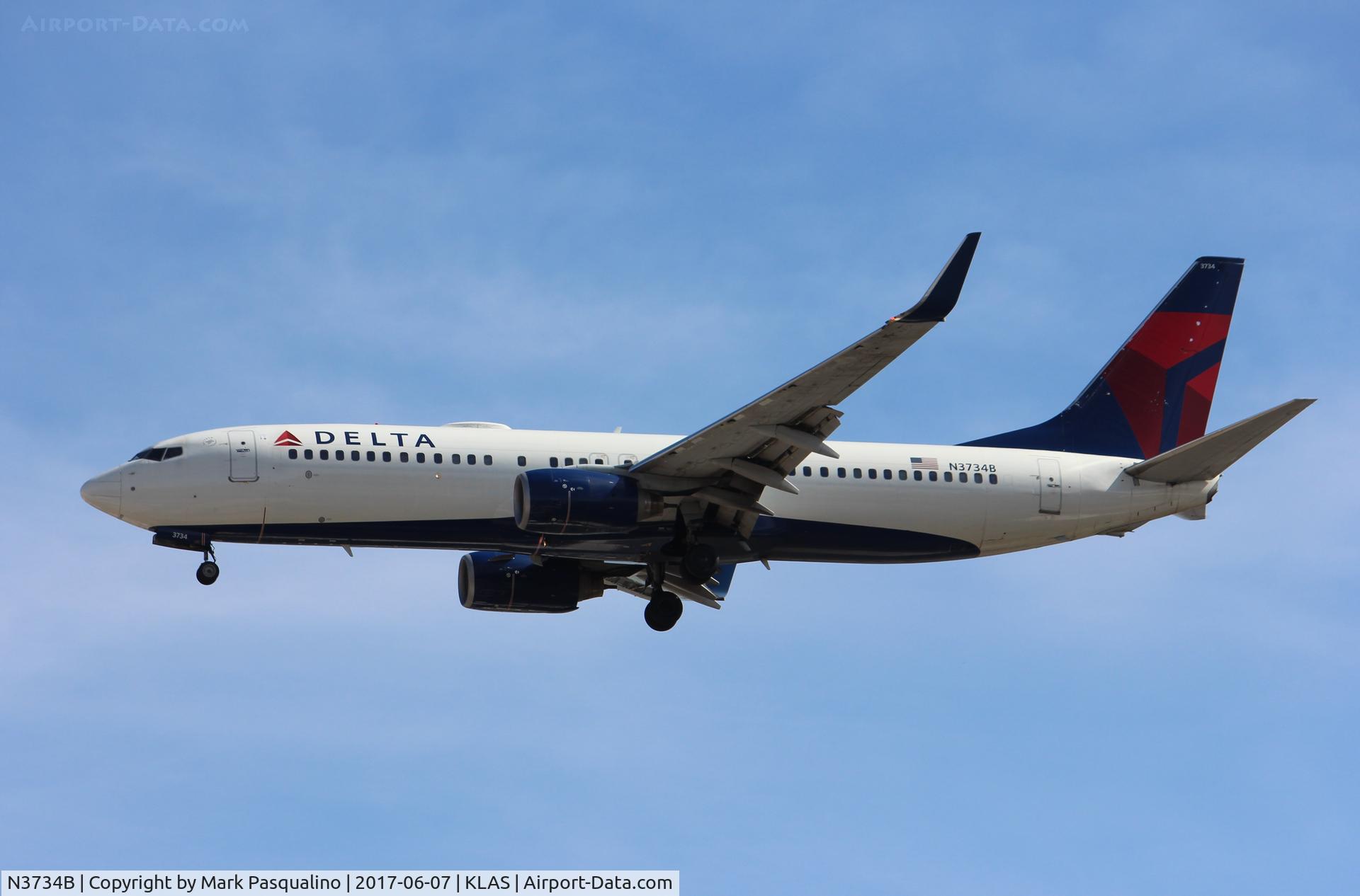 N3734B, 2000 Boeing 737-832 C/N 30776, Boeing 737-800