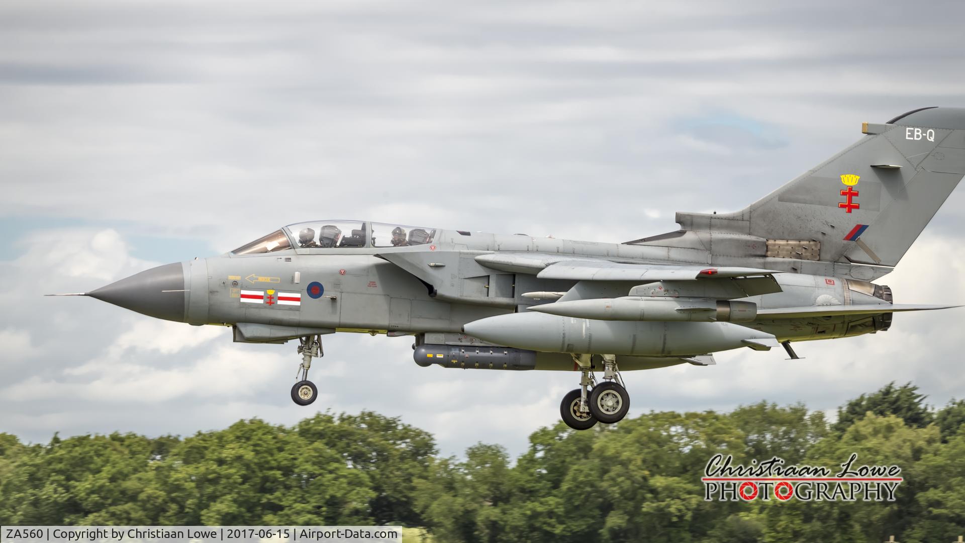 ZA560, 1981 Panavia Tornado GR.4 C/N 082/BS024/3044, Captured at RAF Coningsby Lincolnshire 15/06/2017