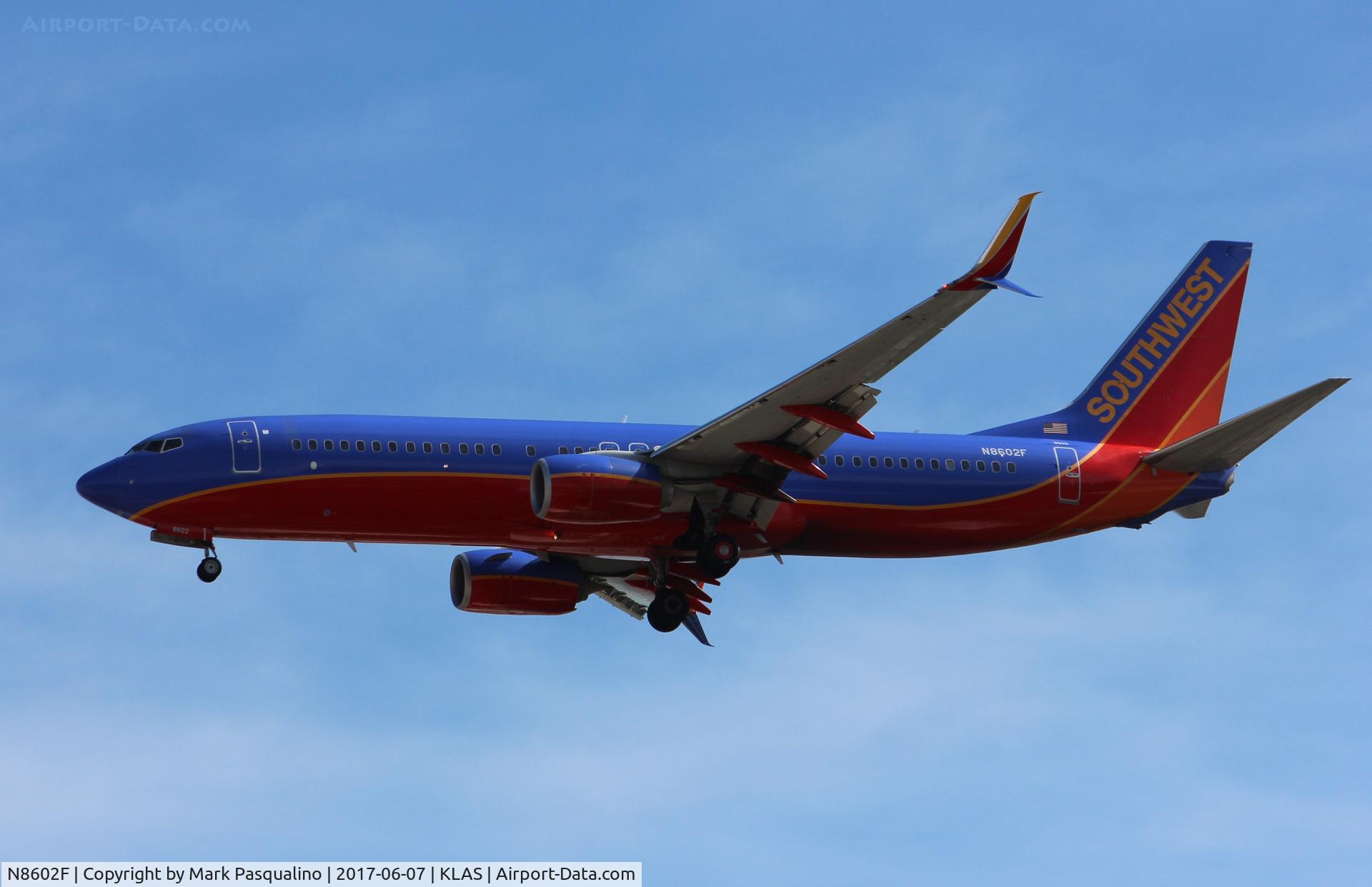 N8602F, 2012 Boeing 737-8H4 C/N 38110, Boeing 737-800