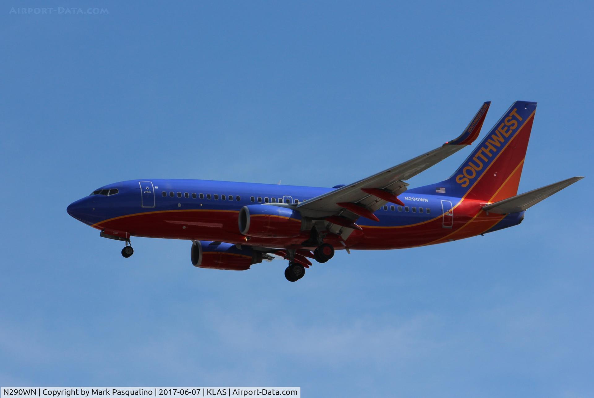 N290WN, 2007 Boeing 737-7H4 C/N 36632, Boeing 737-700